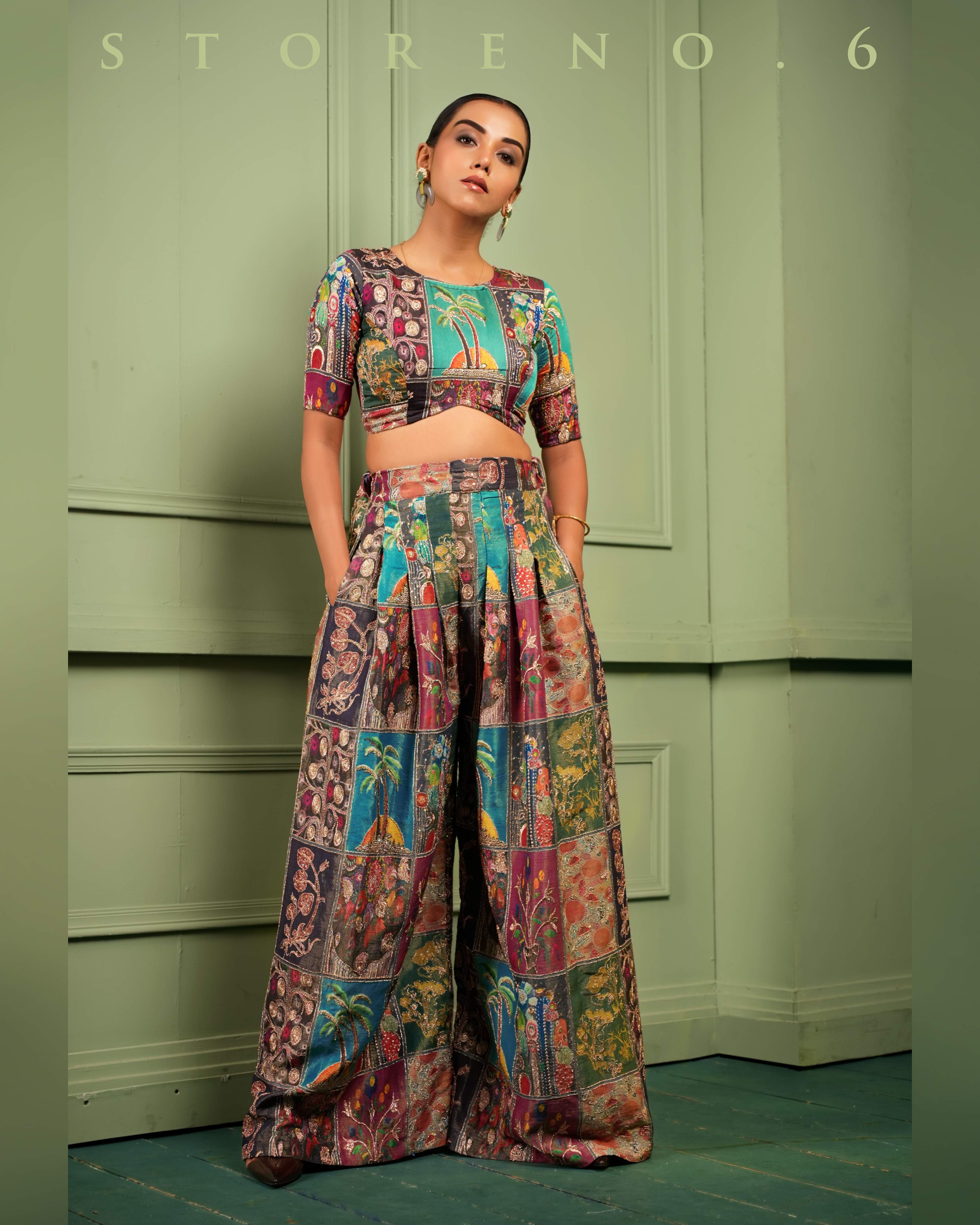 GARDEN PANAROMA CLASSIC BLOUSE