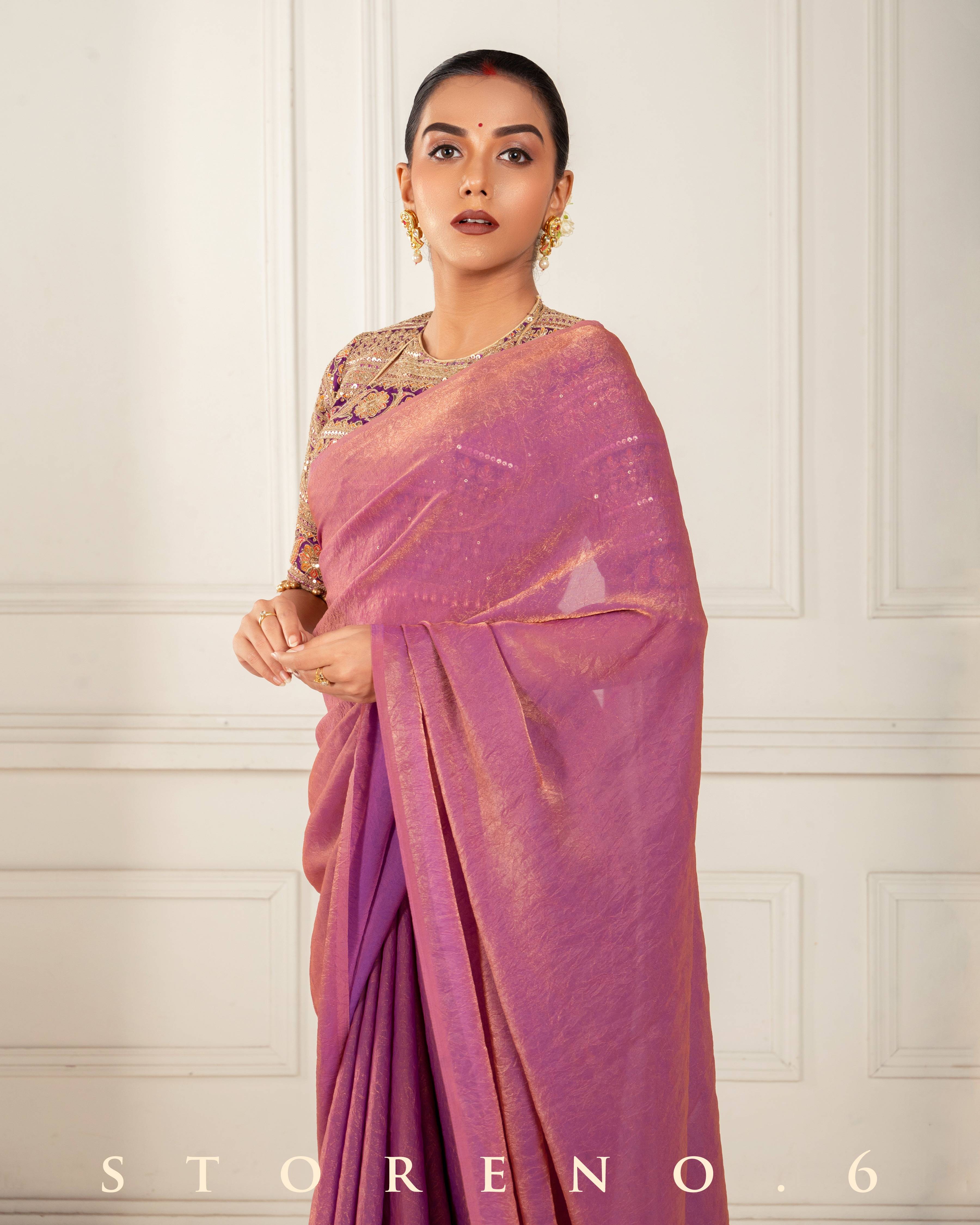 LILAC LUXURY SAREE