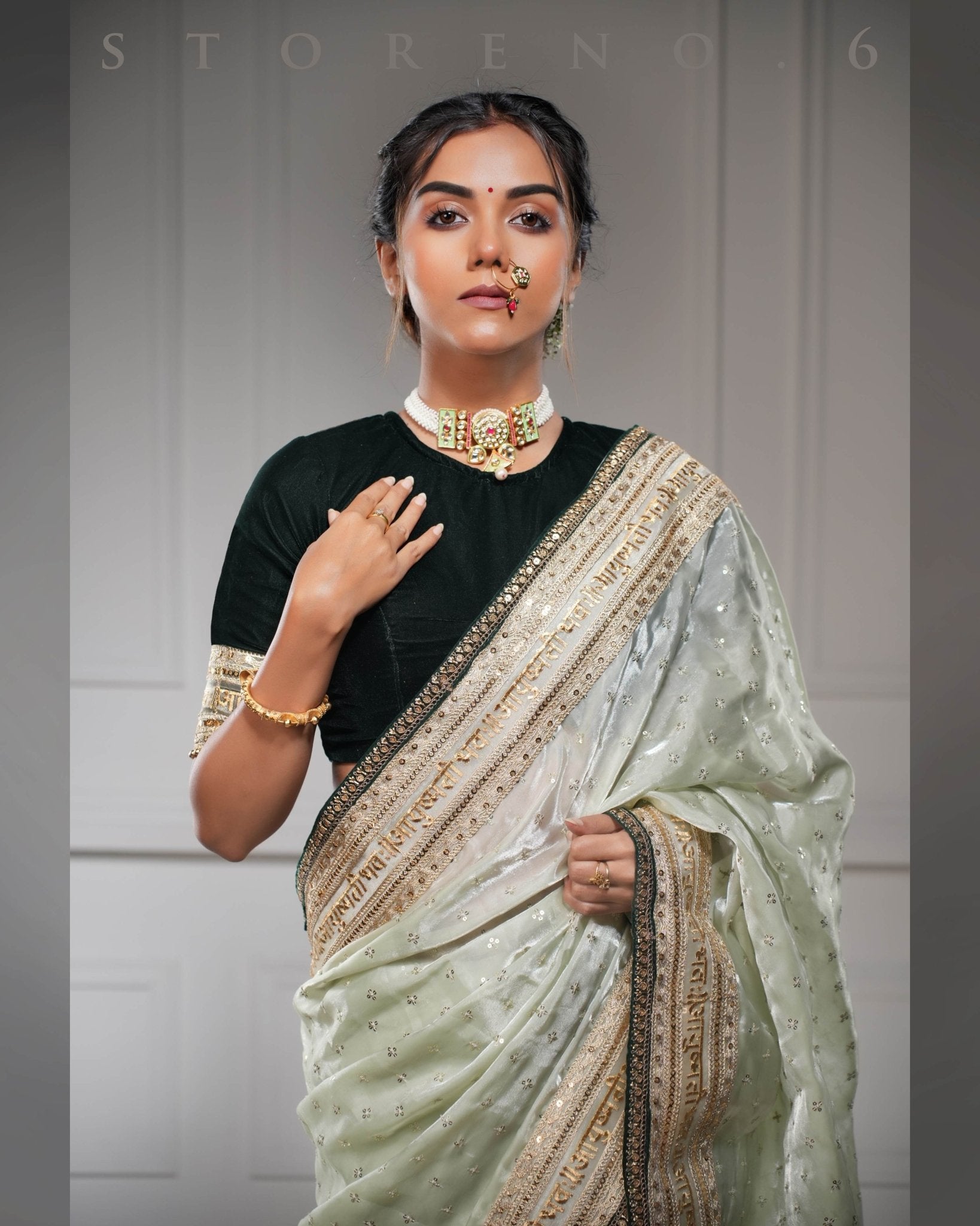 HARA SUNEHRA BLOUSE