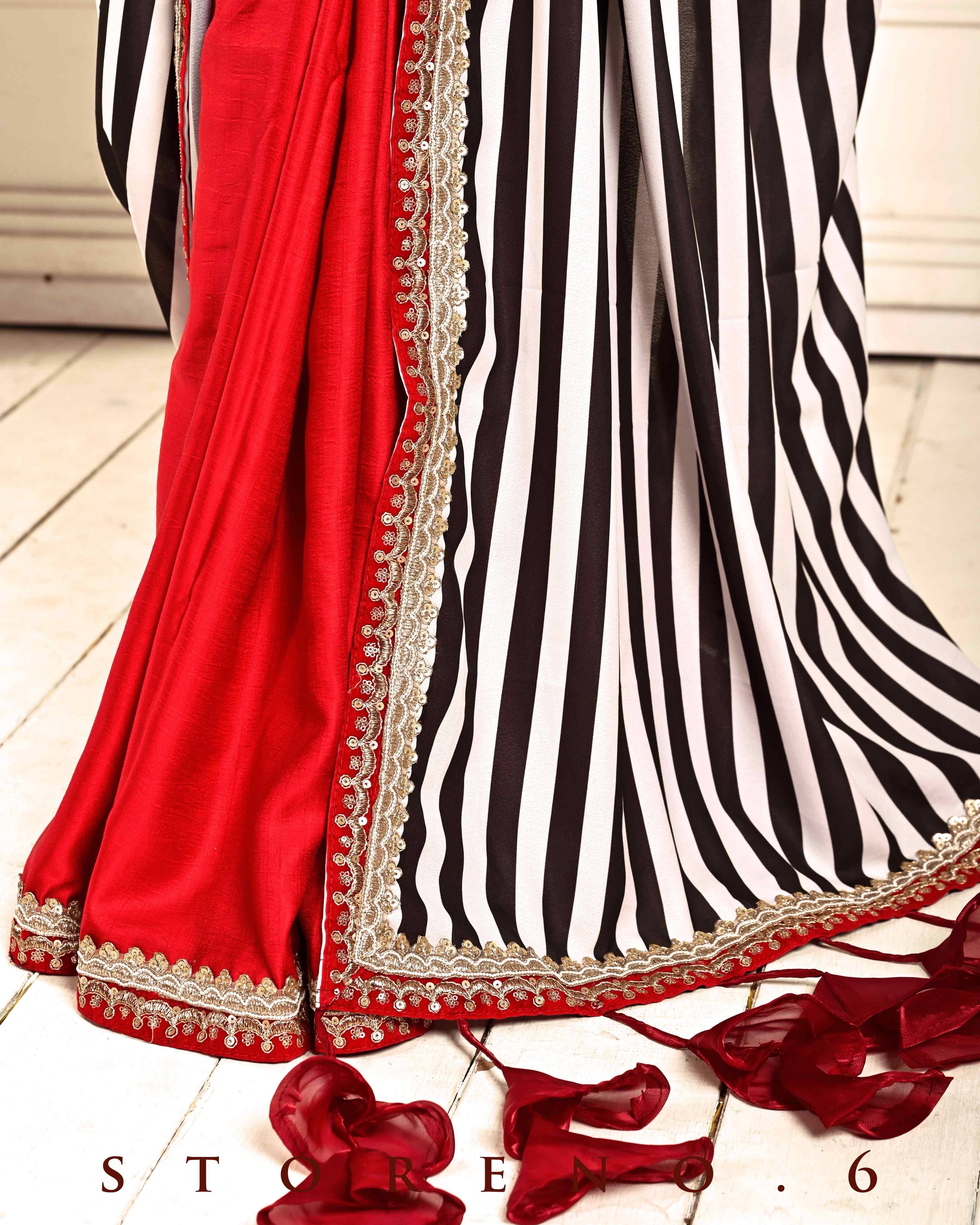 BOMBAY BLOCKBUSTER SAREE WITH LUSH OF GLORY BLOUSE