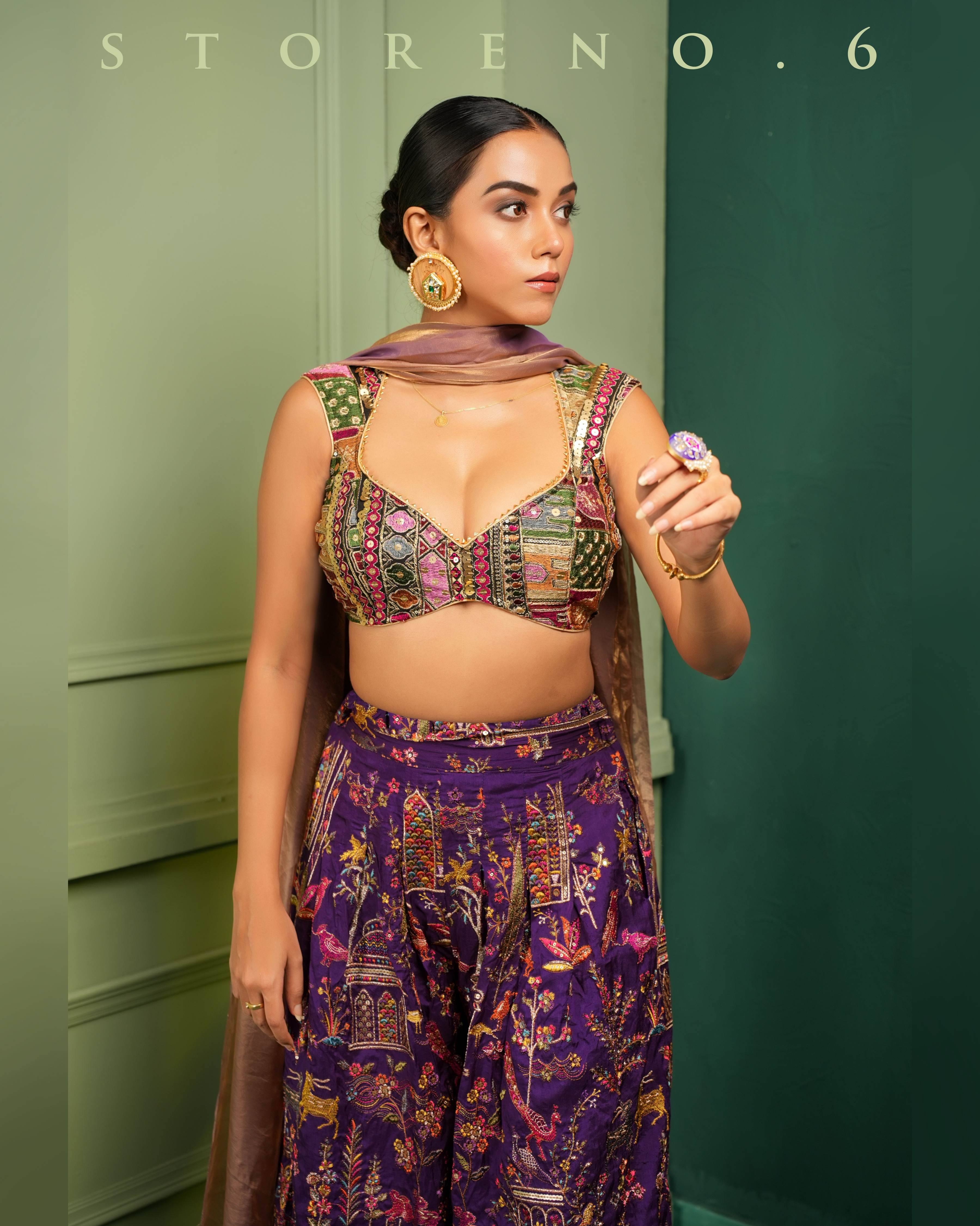 THE AGELESS ARTISTRY PALAZZO AND BLOUSE SET