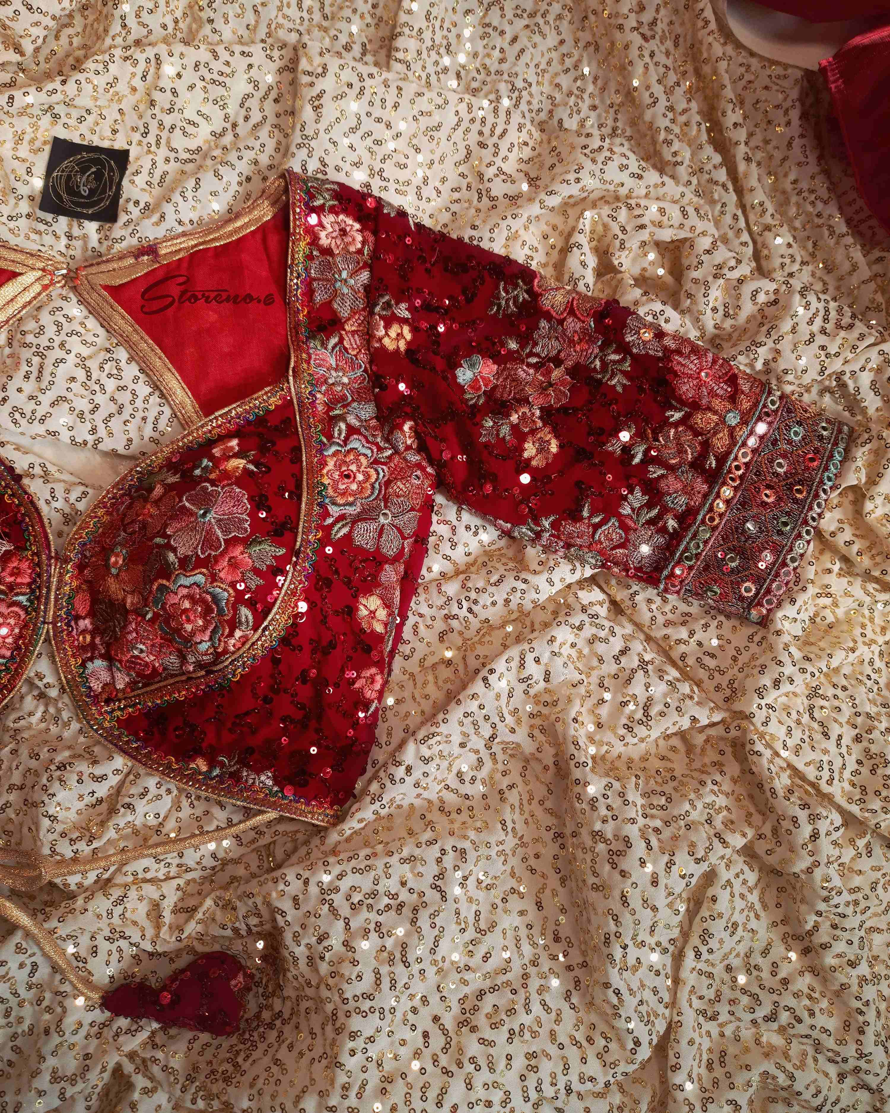 NOOR-E-SIAH-X SAREE WITH RAAKT AFSOON BLOUSE