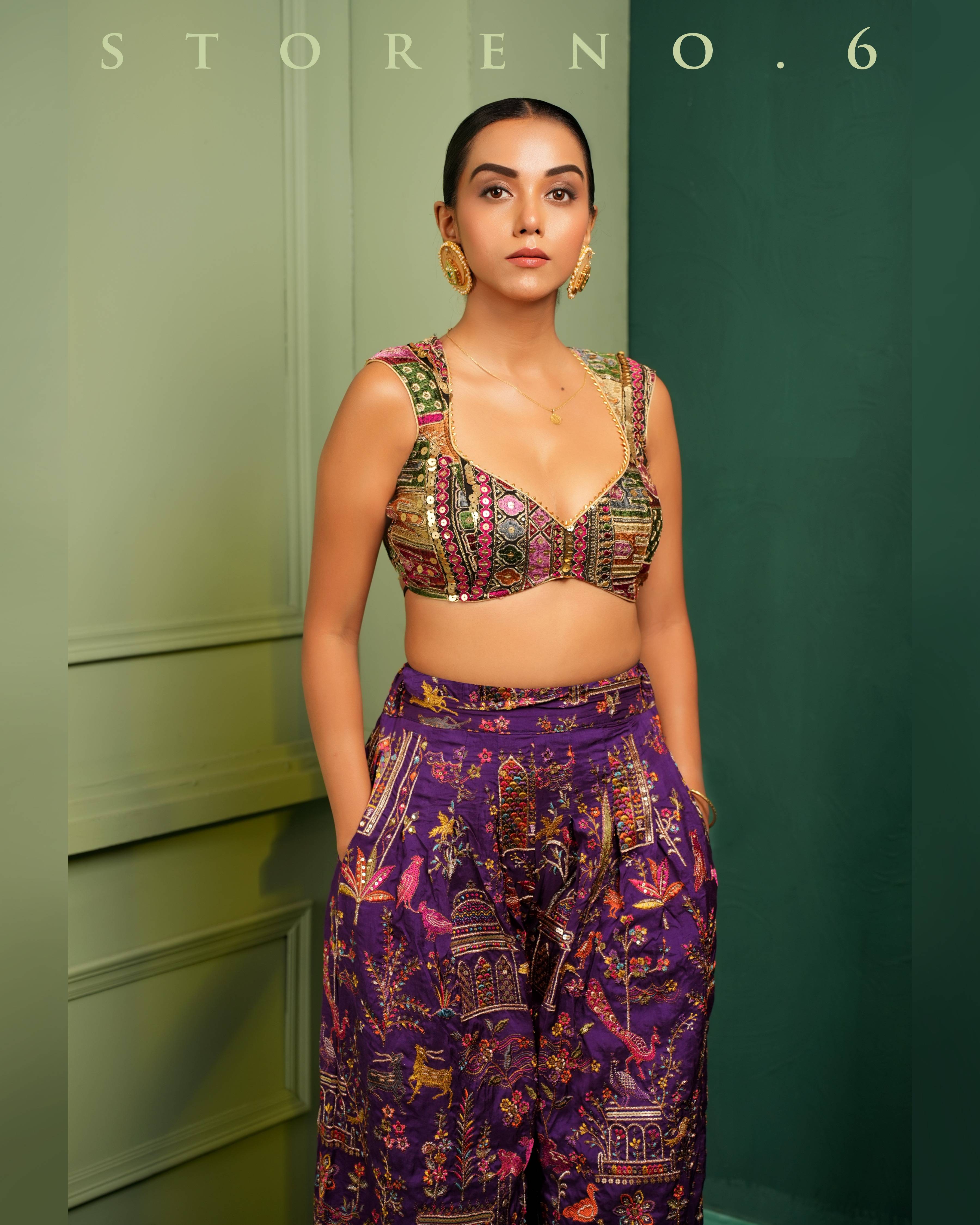 THE AGELESS ARTISTRY PALAZZO AND BLOUSE SET