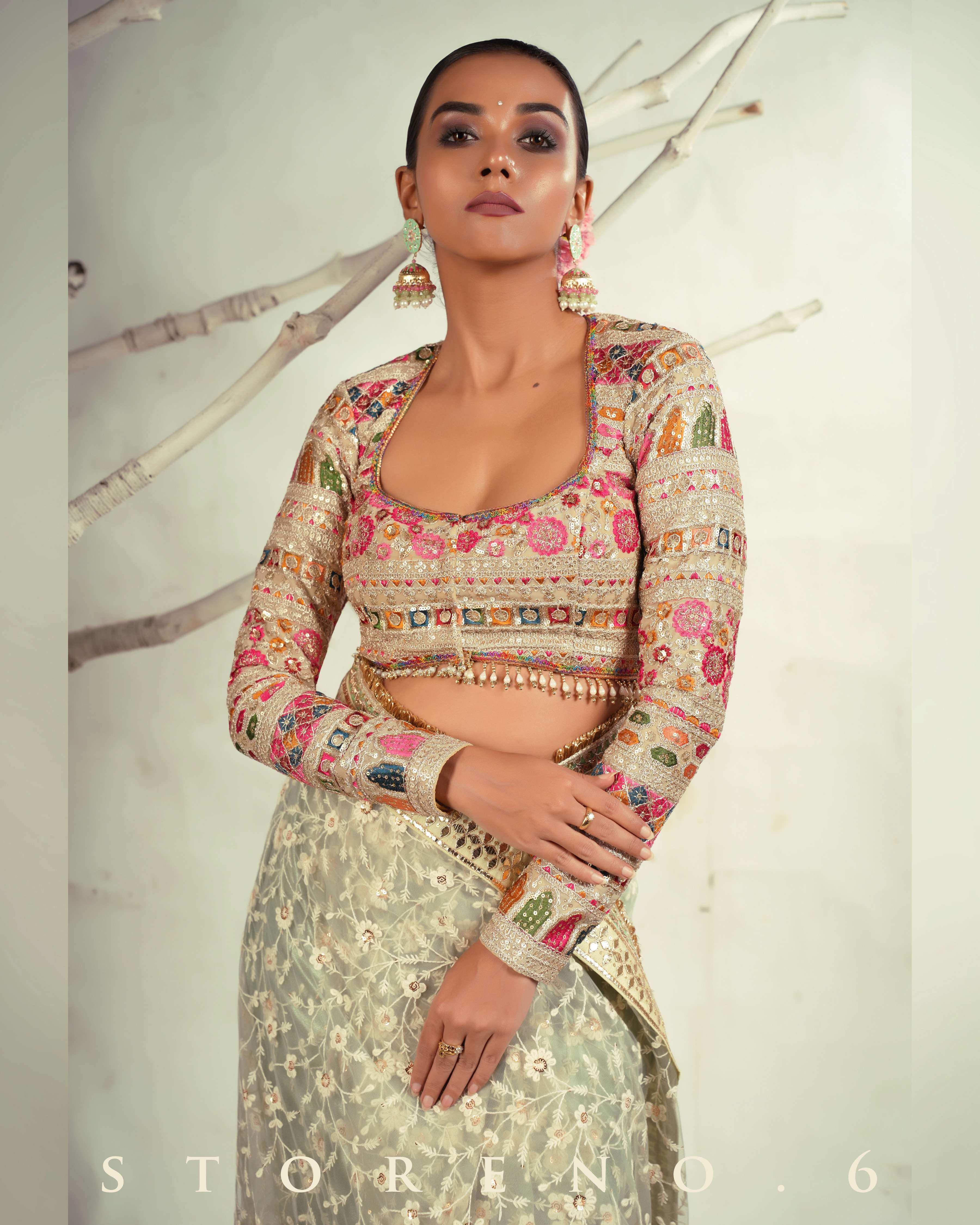 GUL KAARI SURMAI CLASSIC BLOUSE