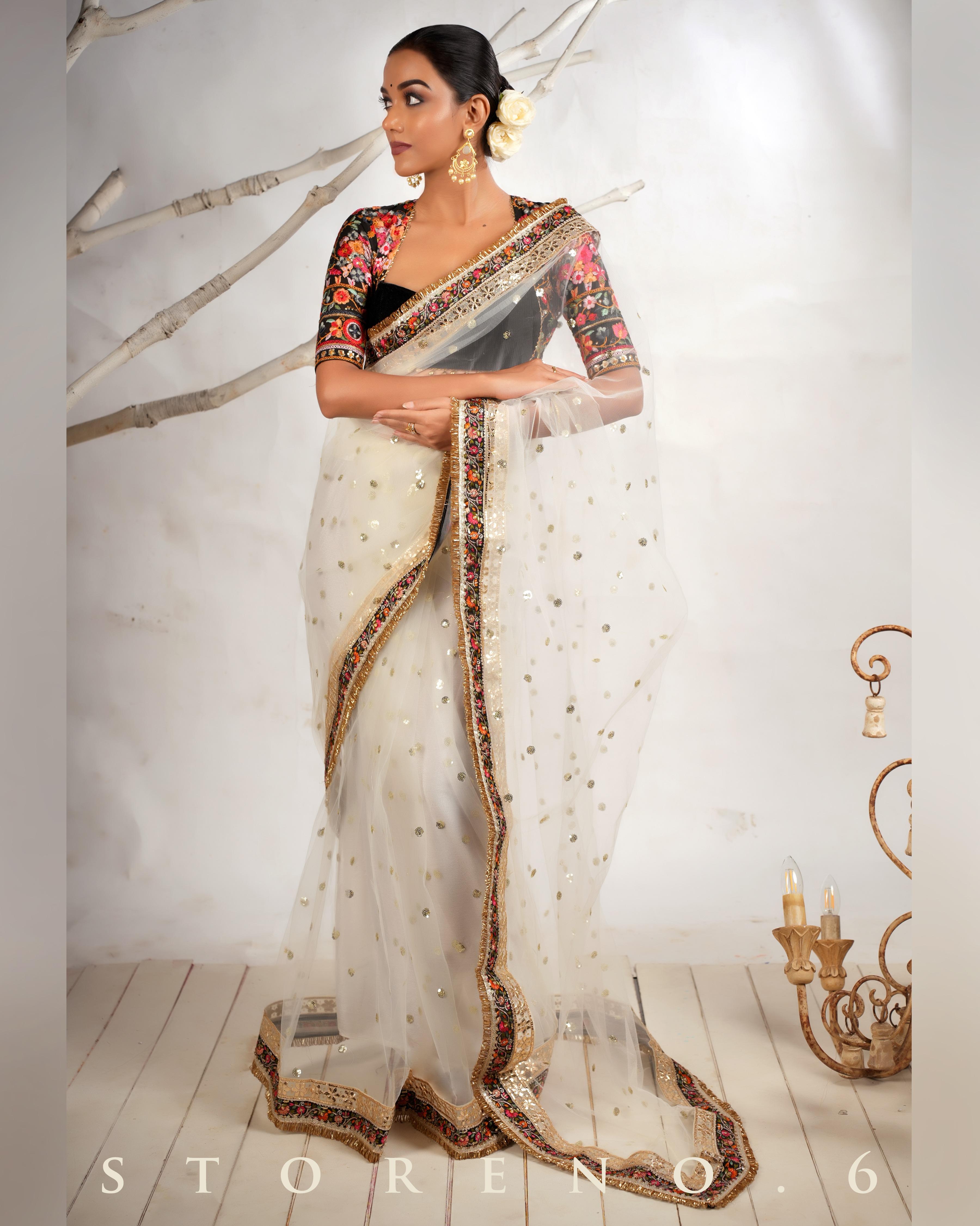 SIAH ASHIQUI MELANGE BLOUSE