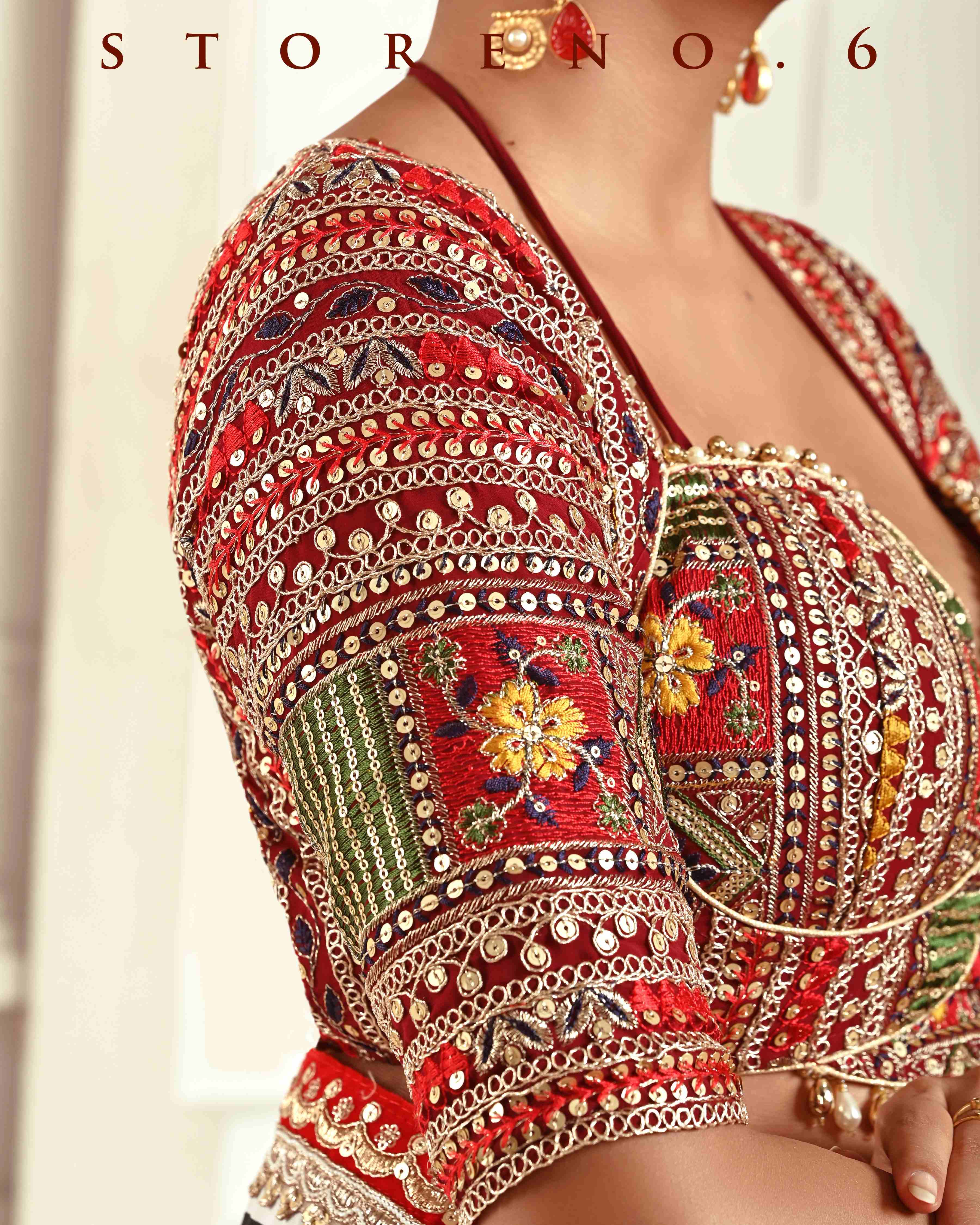 BOMBAY BLOCKBUSTER SAREE WITH LUSH OF GLORY BLOUSE