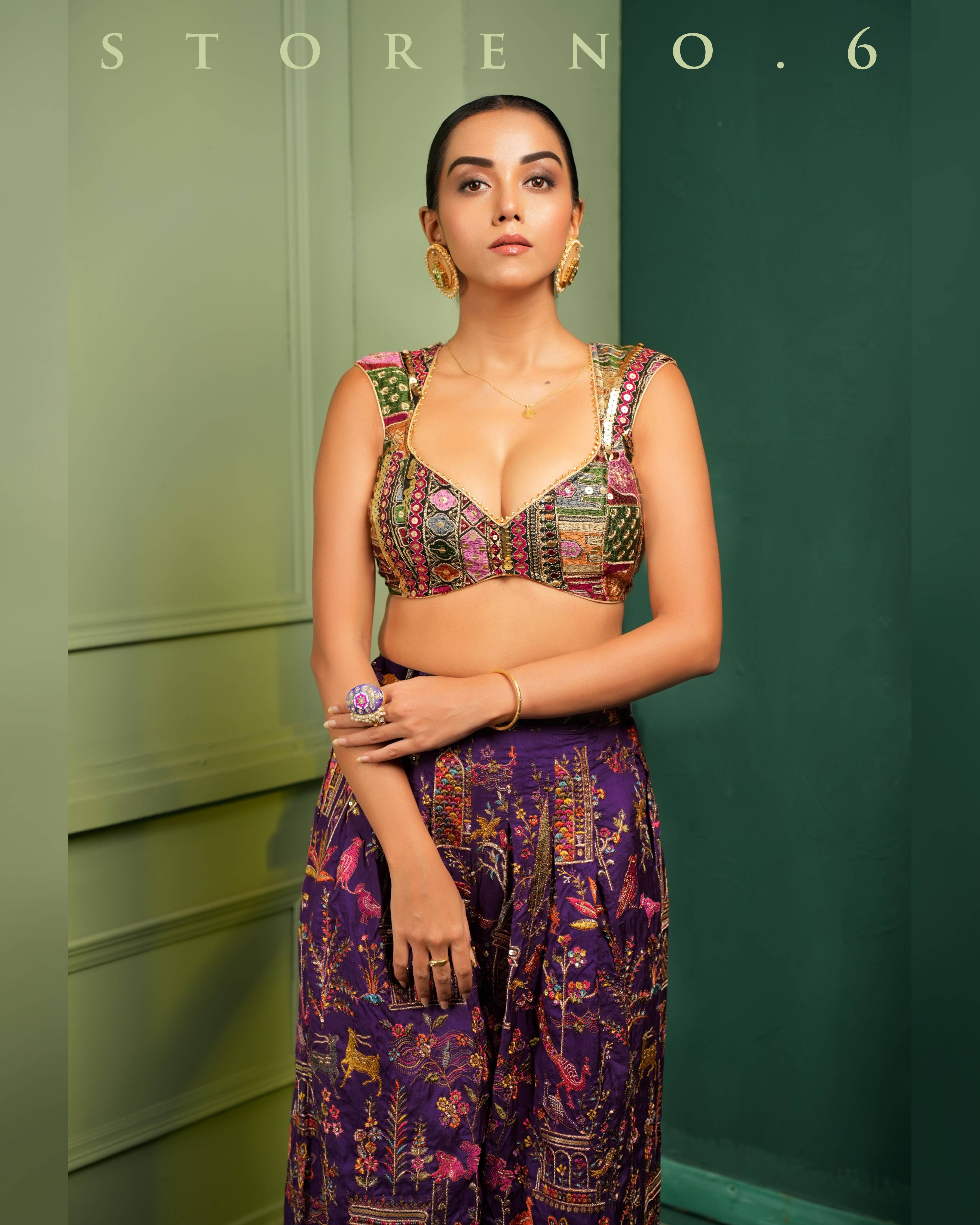 THE AGELESS ARTISTRY PALAZZO AND BLOUSE SET