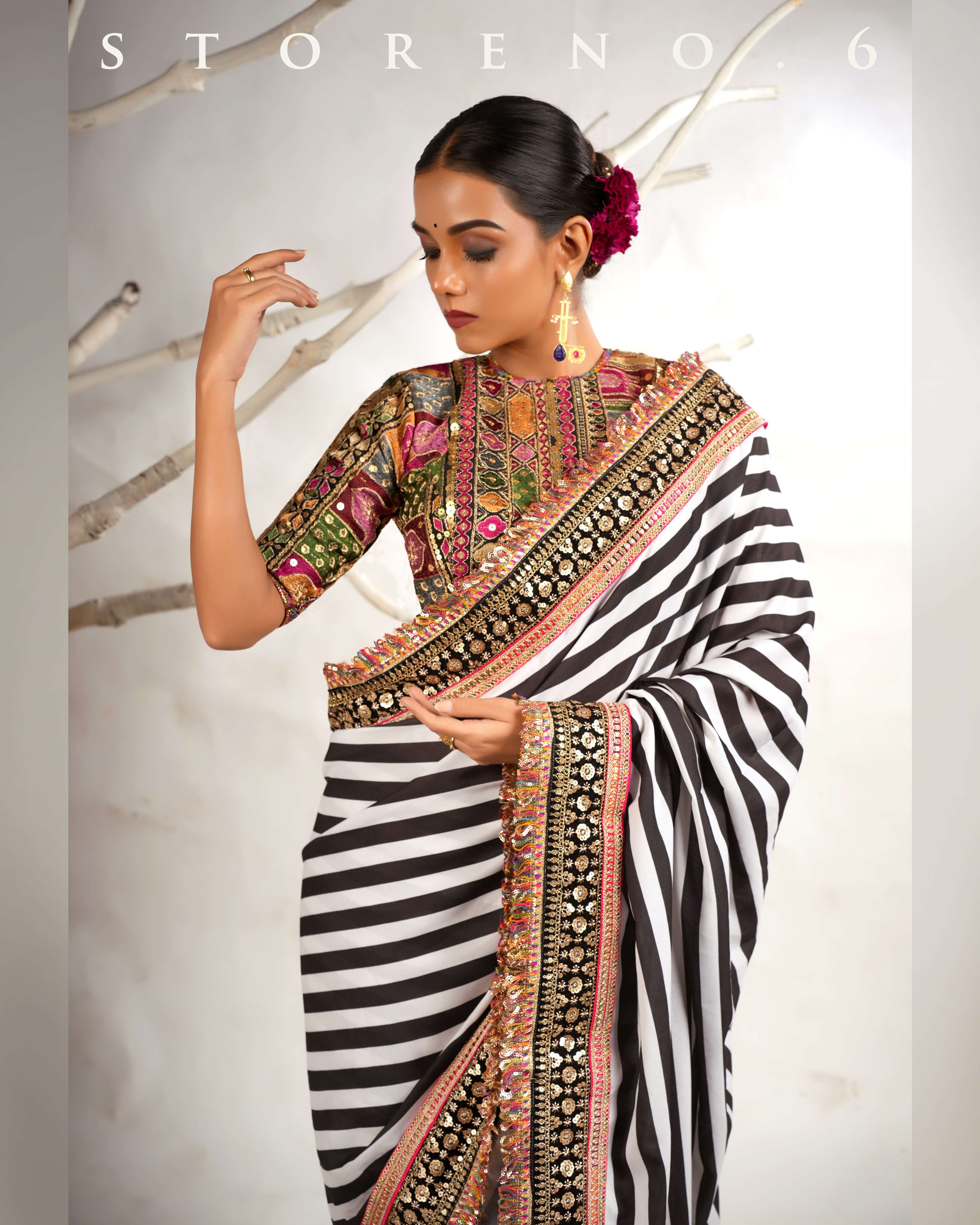 GUL KAARI SIAH CLASSIC BLOUSE