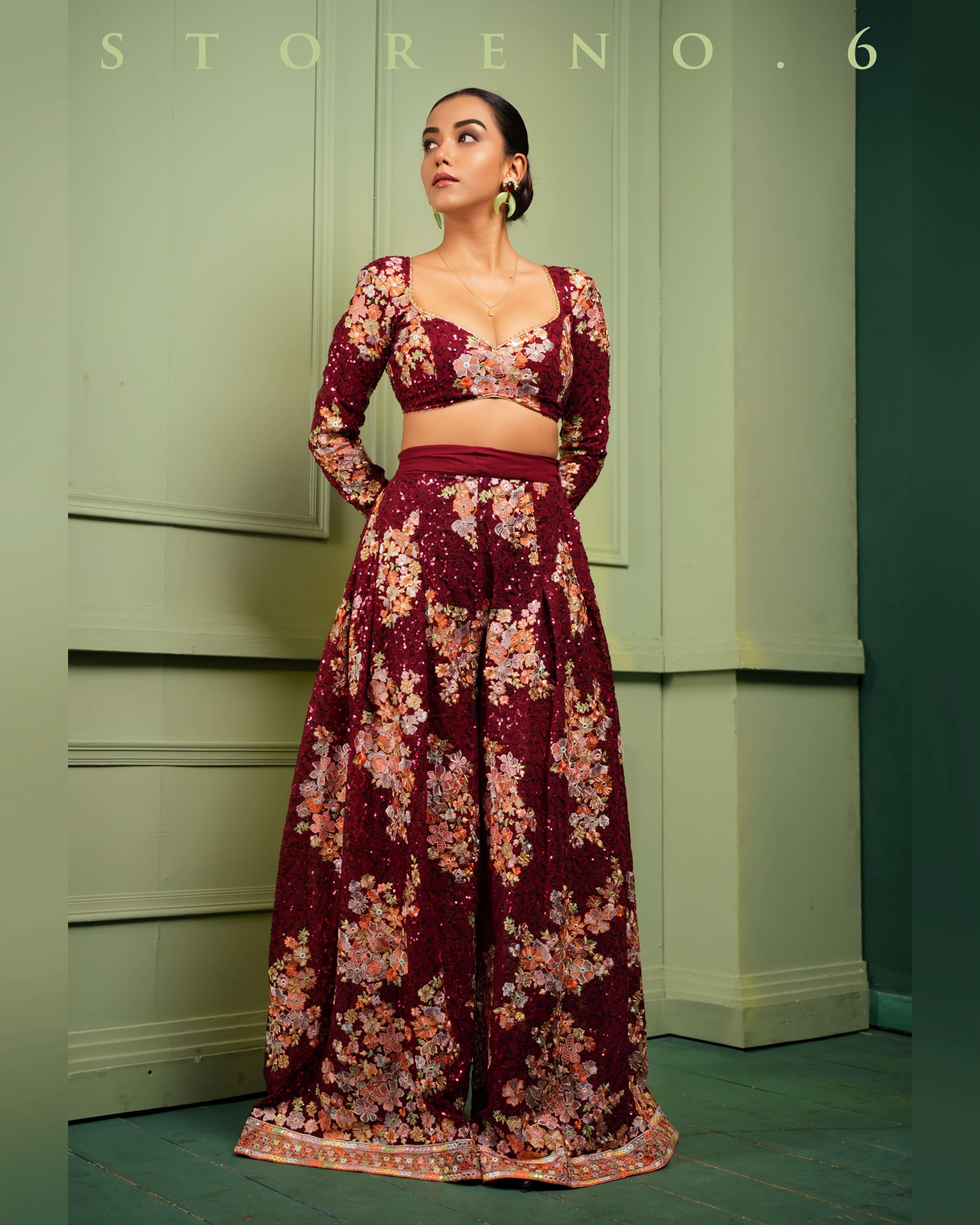 THE GROOVY GLAMOUR PALAZZO AND BLOUSE SET