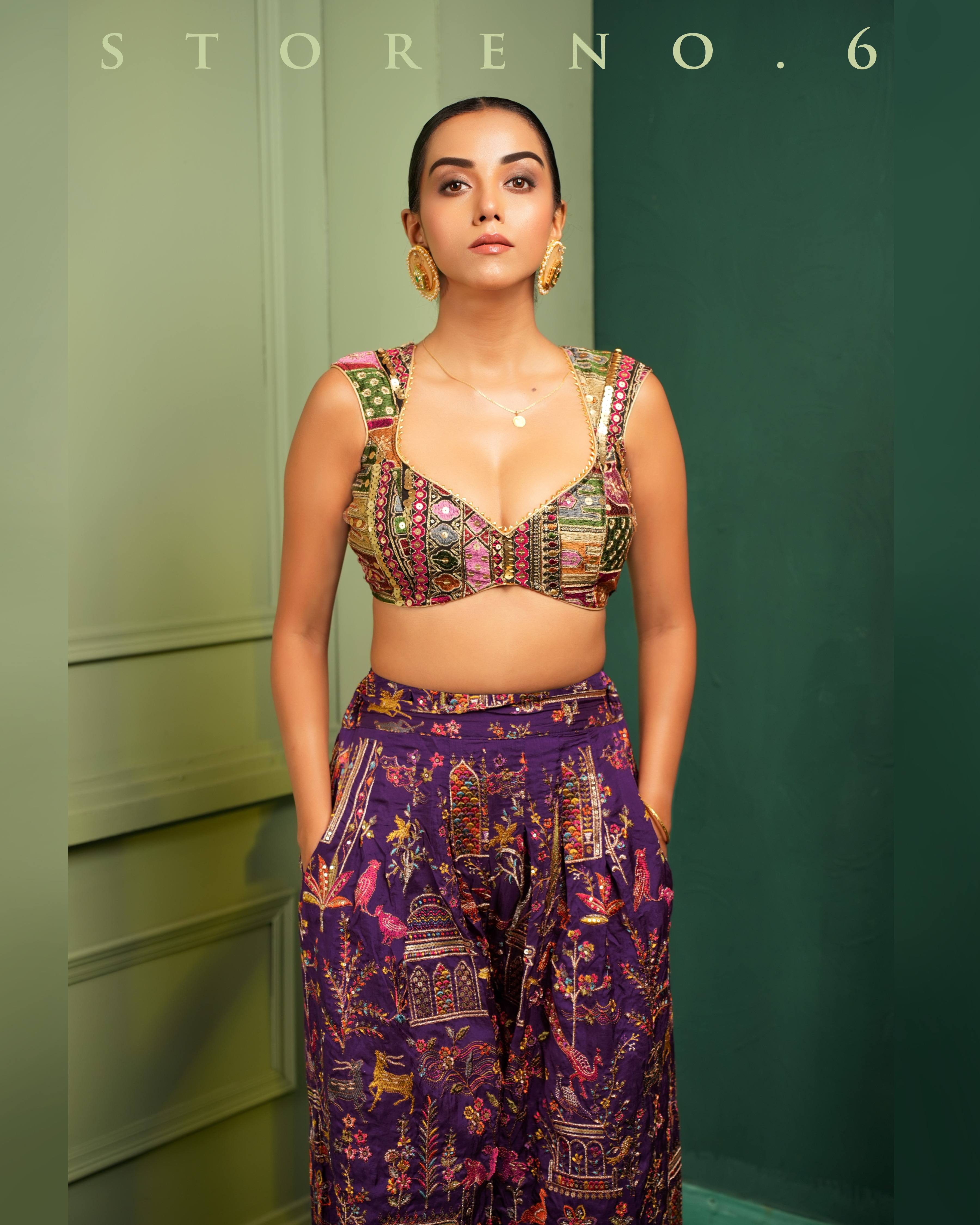 THE AGELESS ARTISTRY PALAZZO AND BLOUSE SET