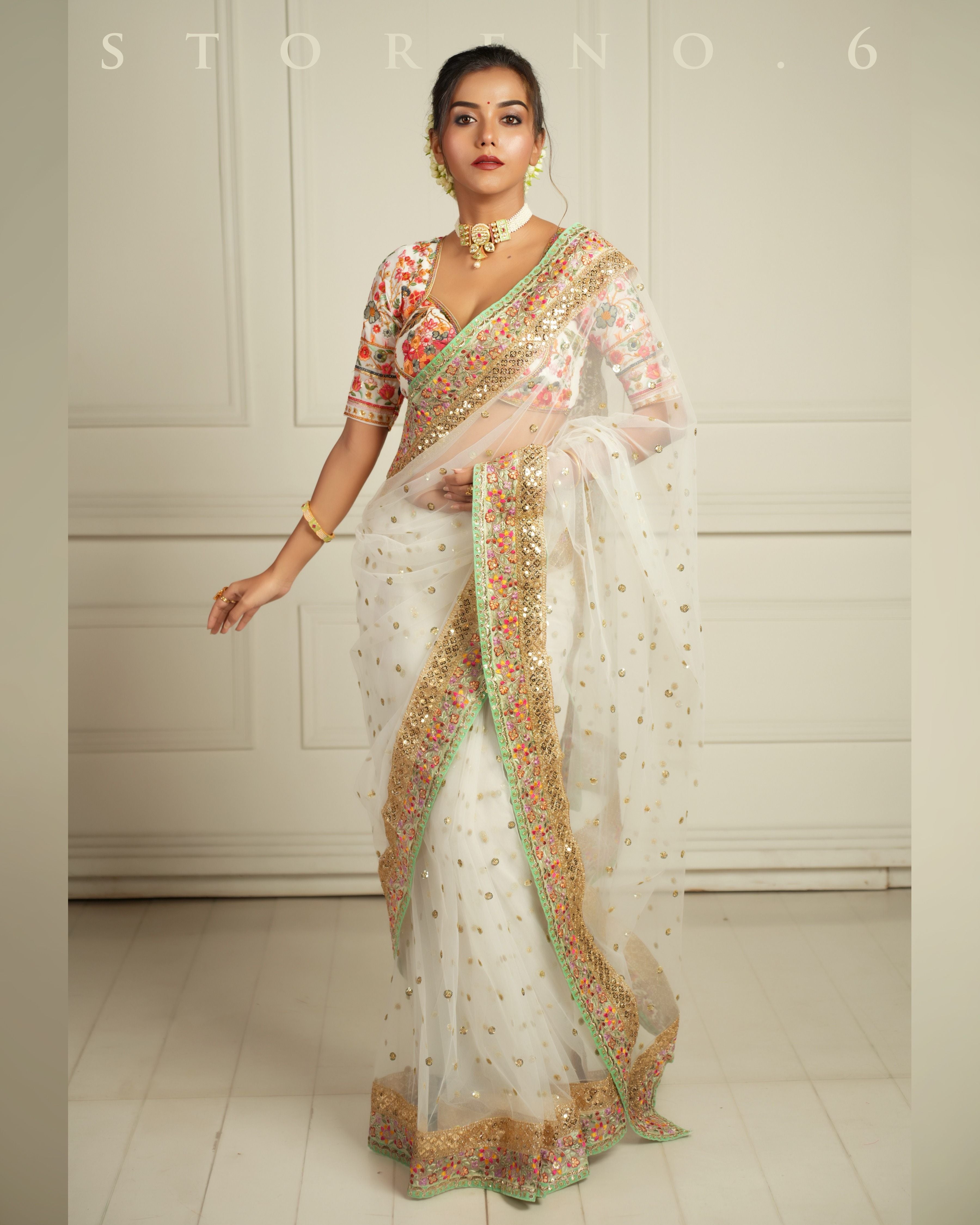 KAFOORI ASHIQUI QUEEN'S CUT BLOUSE