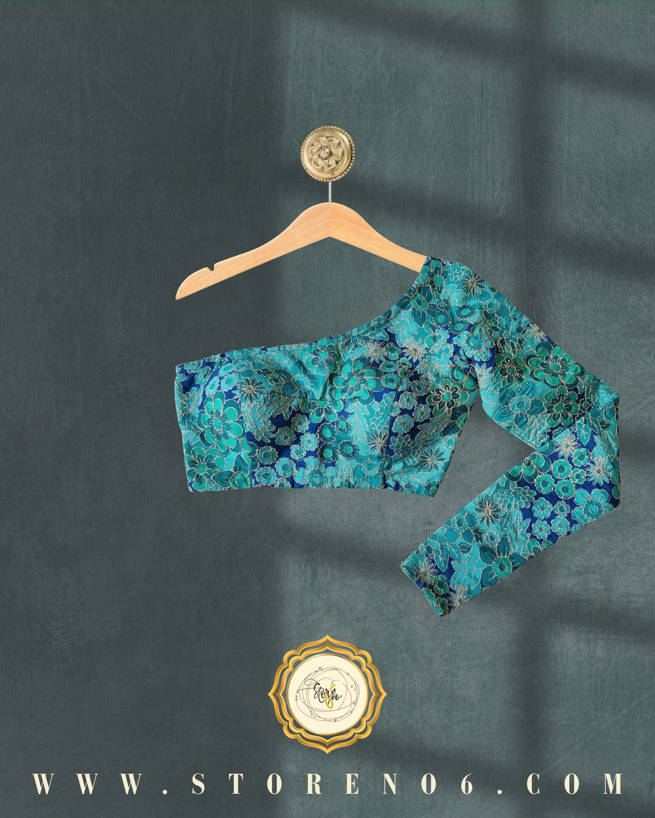 OCEANIC FLORA OFF SHOULDER BLOUSE
