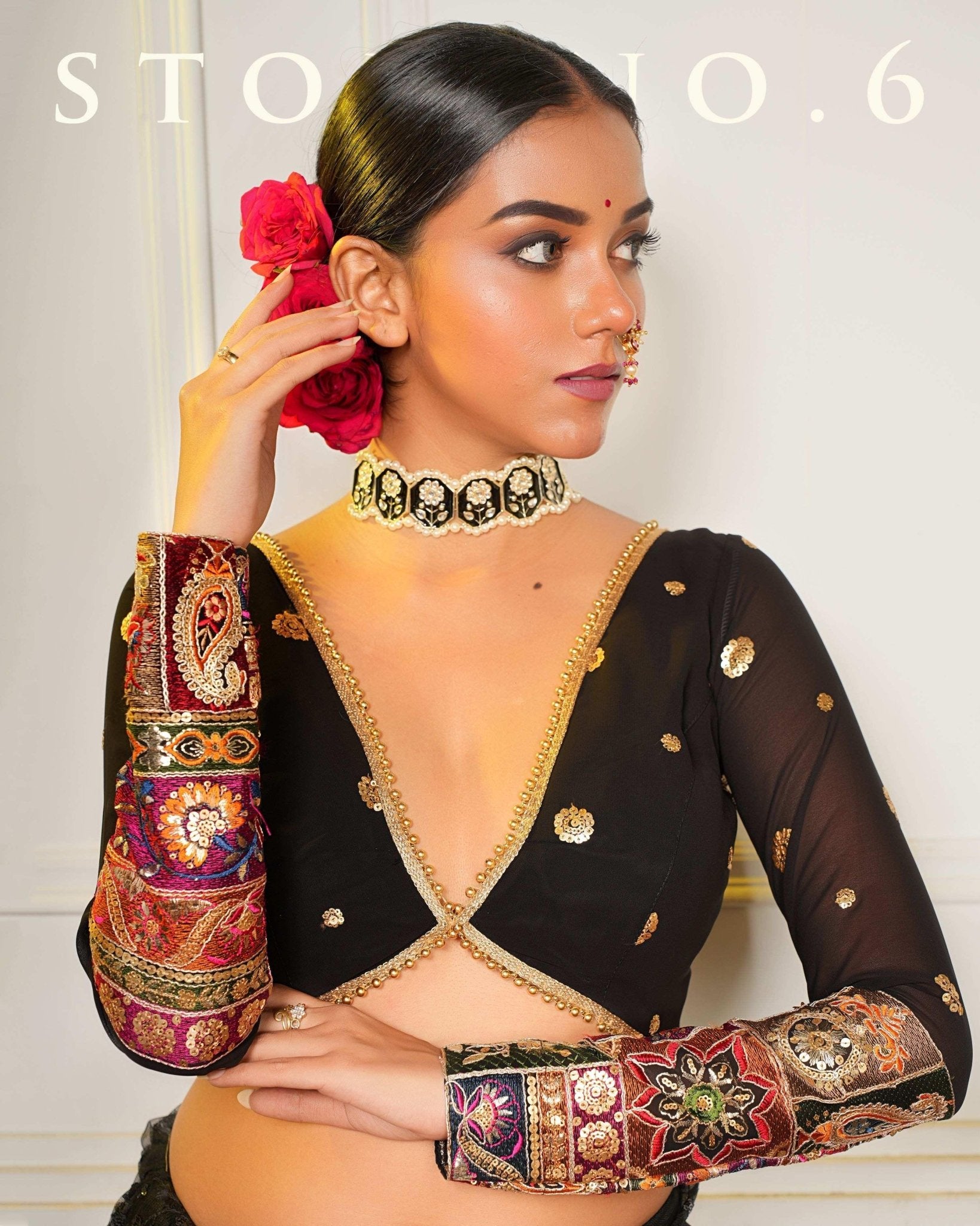 RICH IN RAVEN BLOUSE