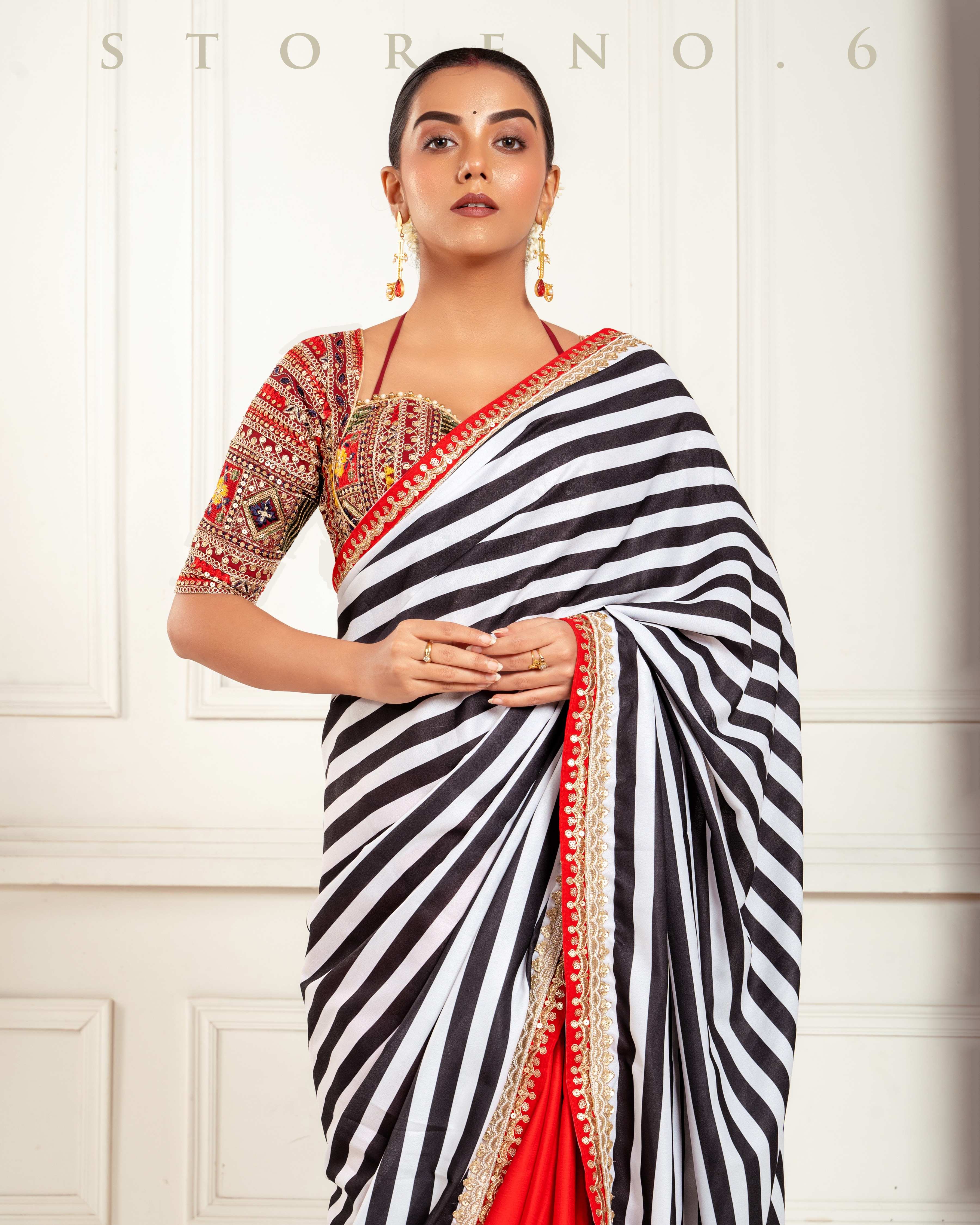 BOMBAY BLOCKBUSTER SAREE WITH LUSH OF GLORY BLOUSE