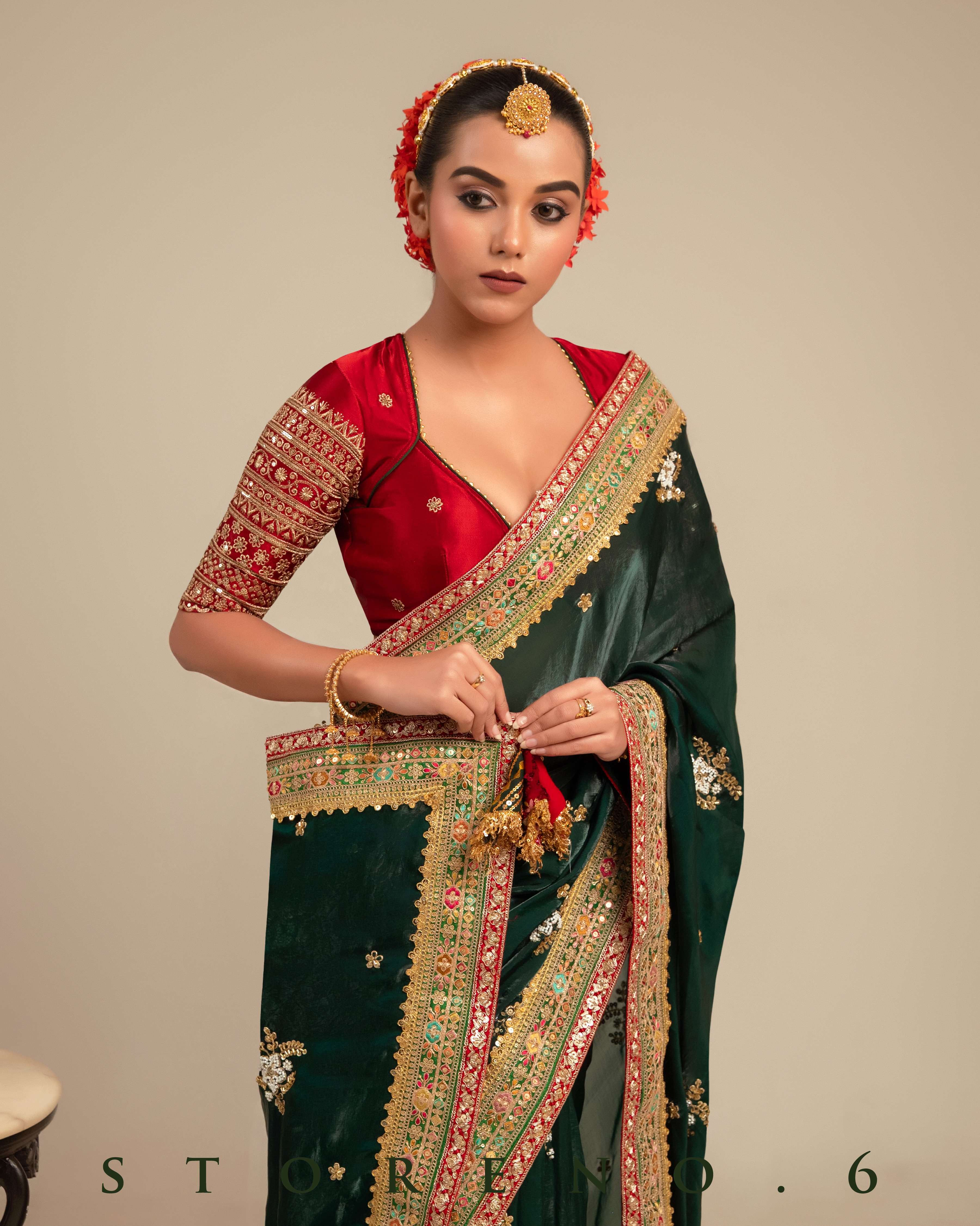 EMERALD ECSTASY SAREE