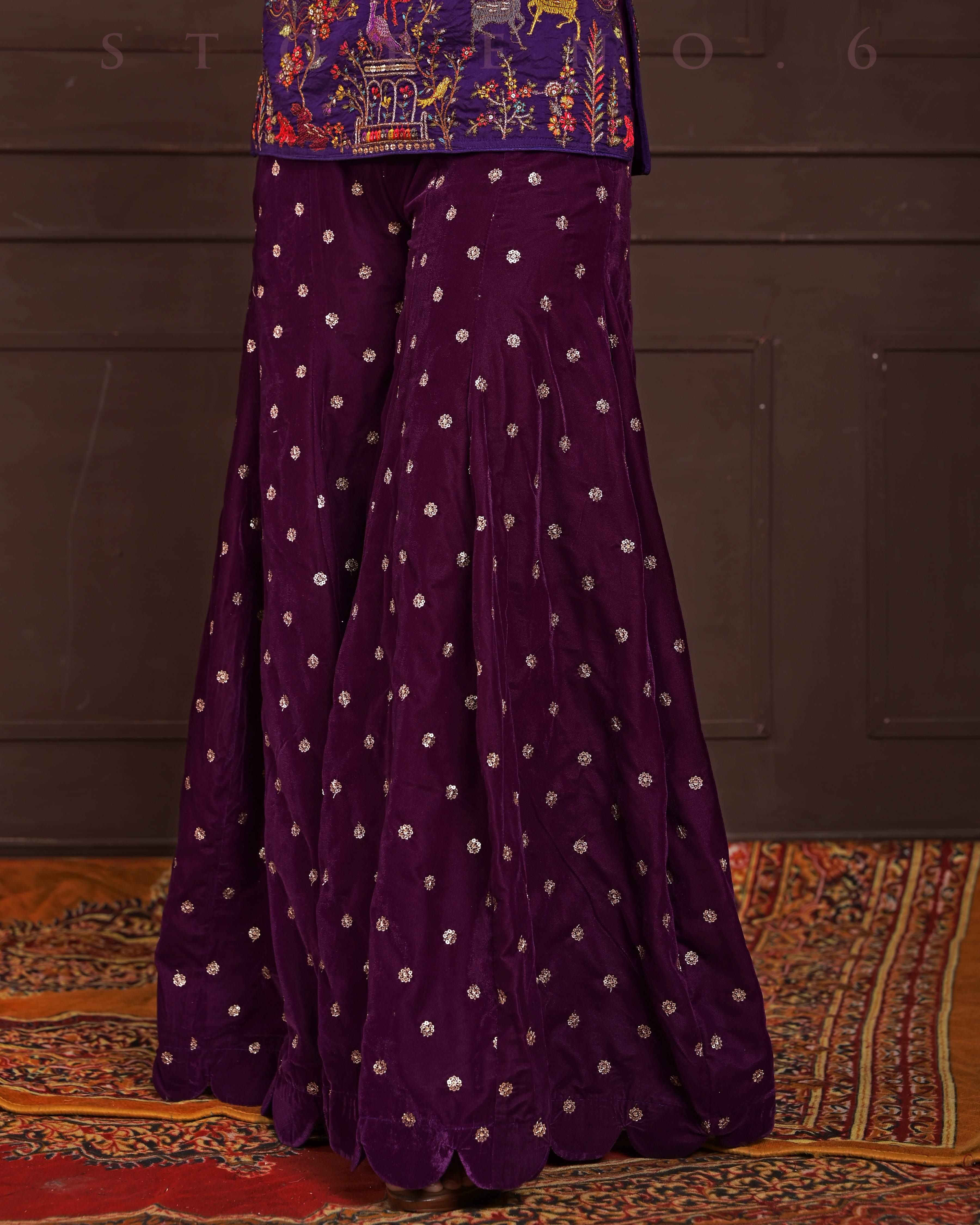 PLUM POISE SHARARA PANTS