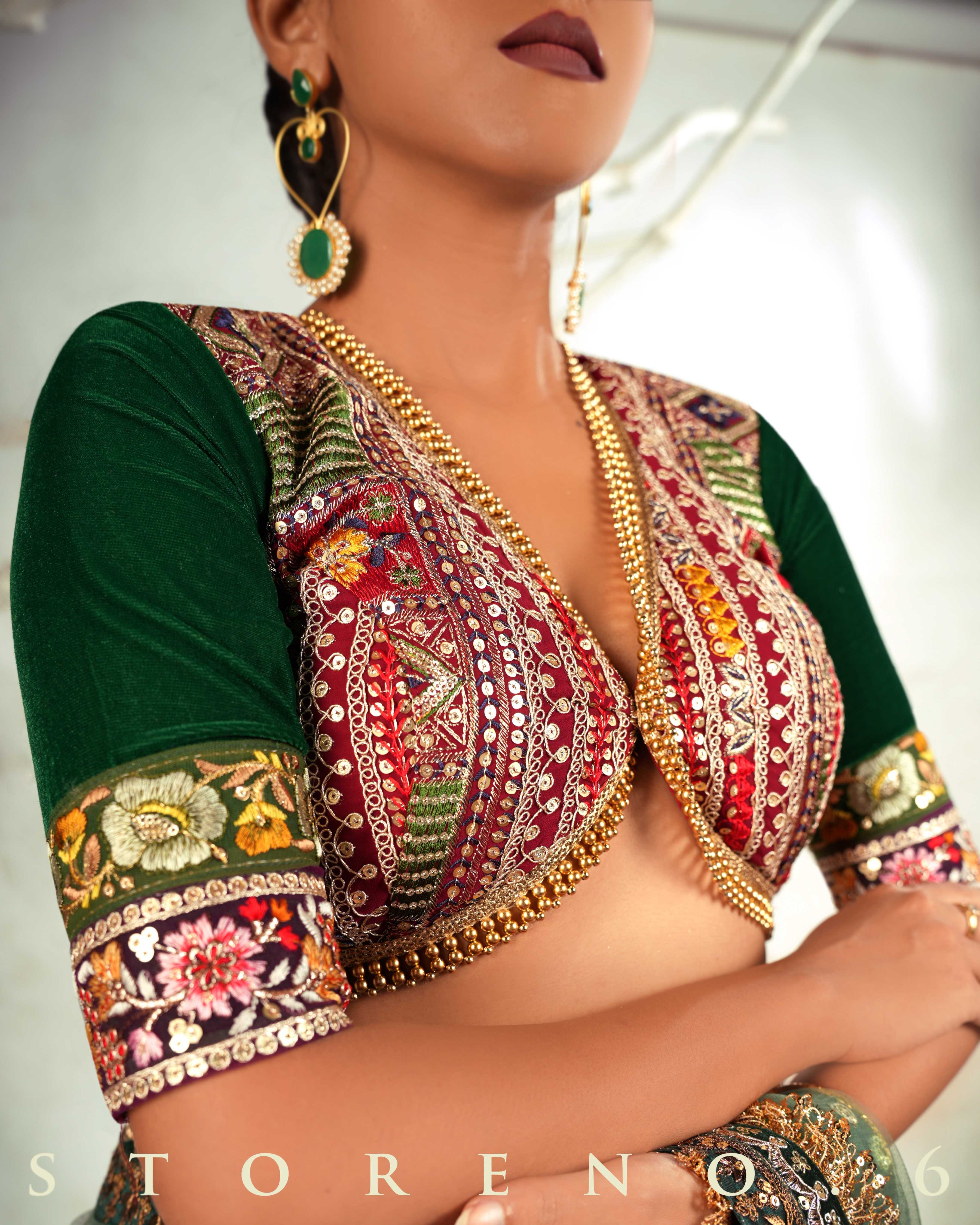 LUSH OF BERRY MELANGE BLOUSE