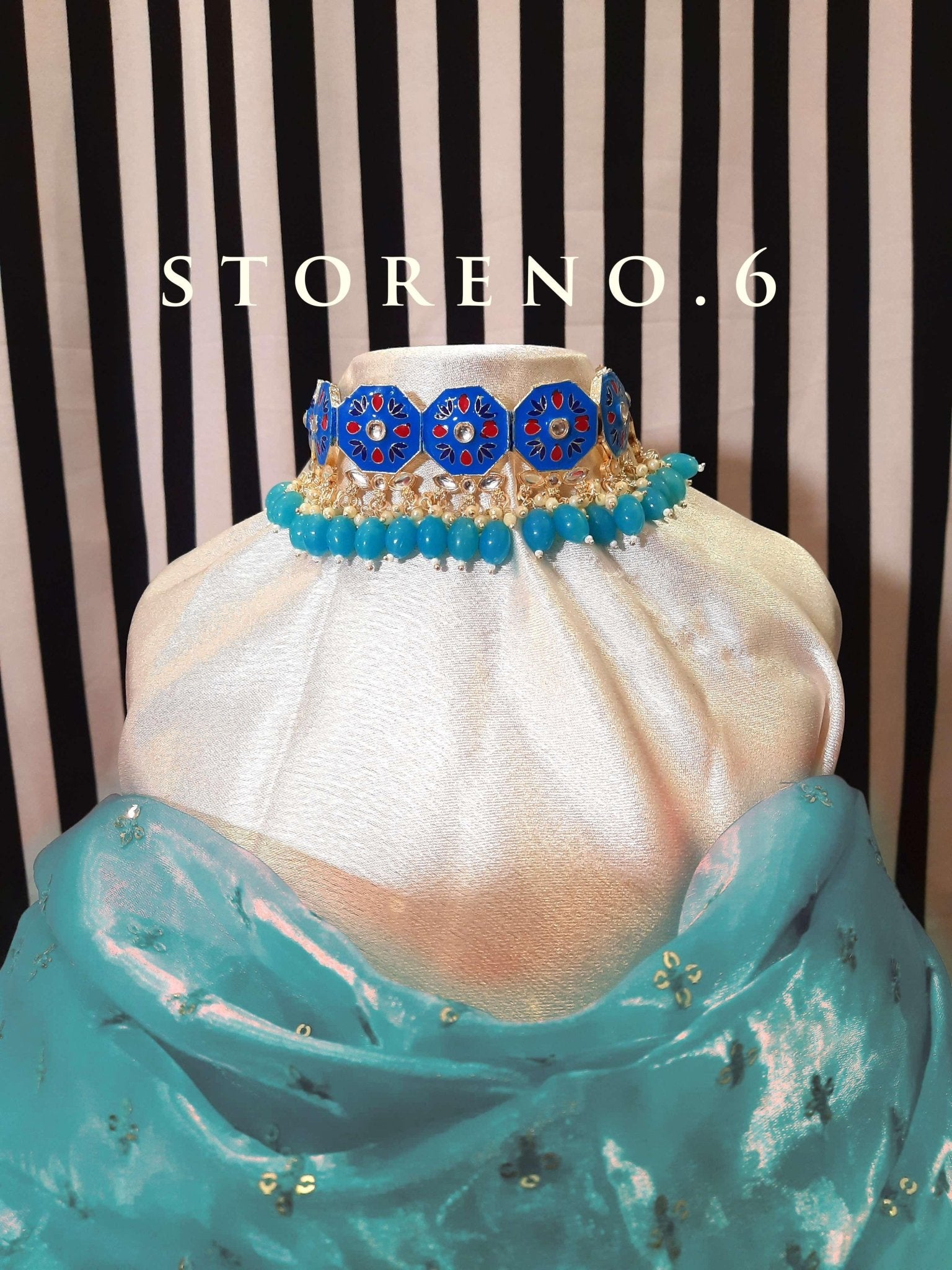 DODGER BLUE CORA CHOKER