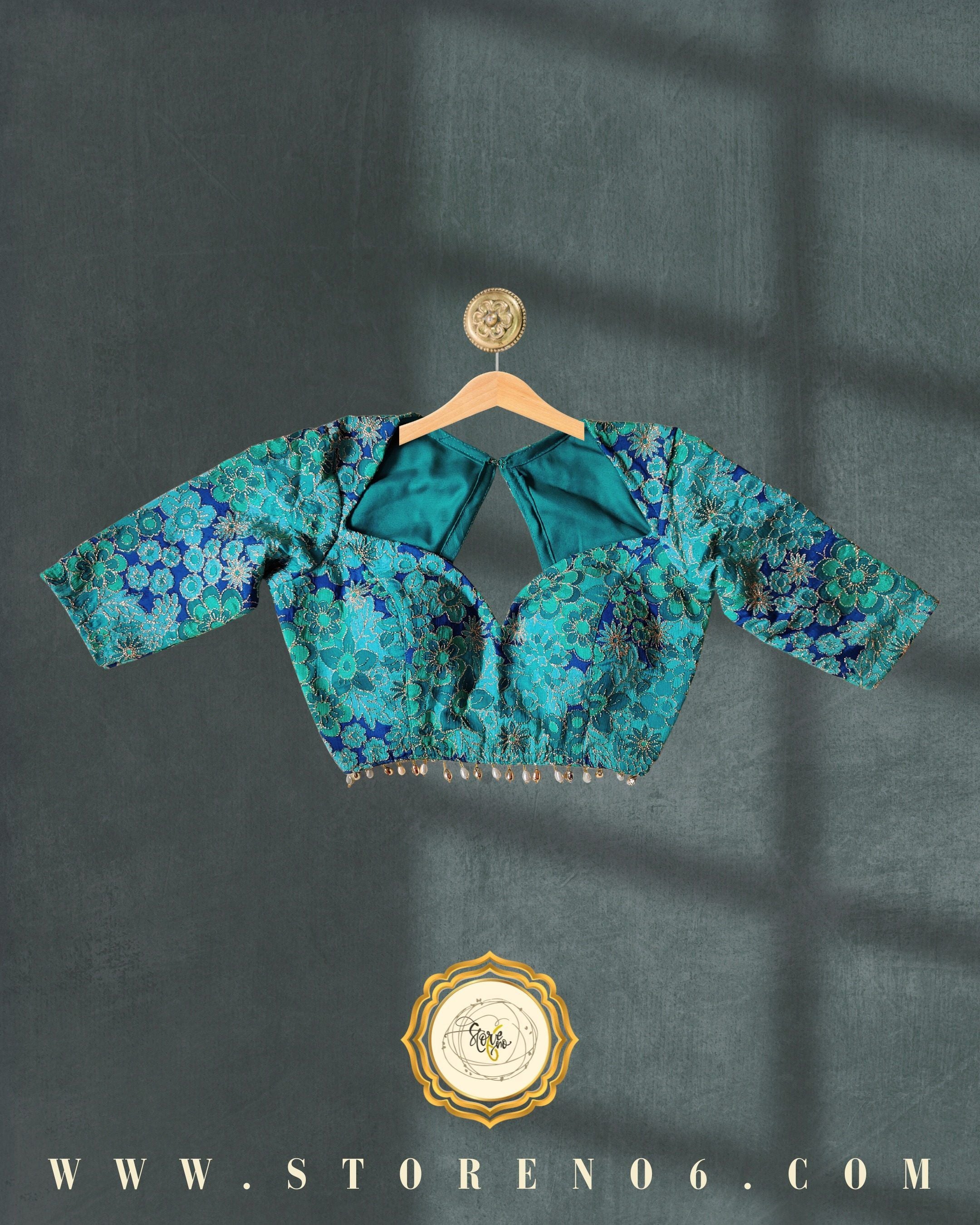 OCEANIC FLORA SWEETHEART BLOUSE