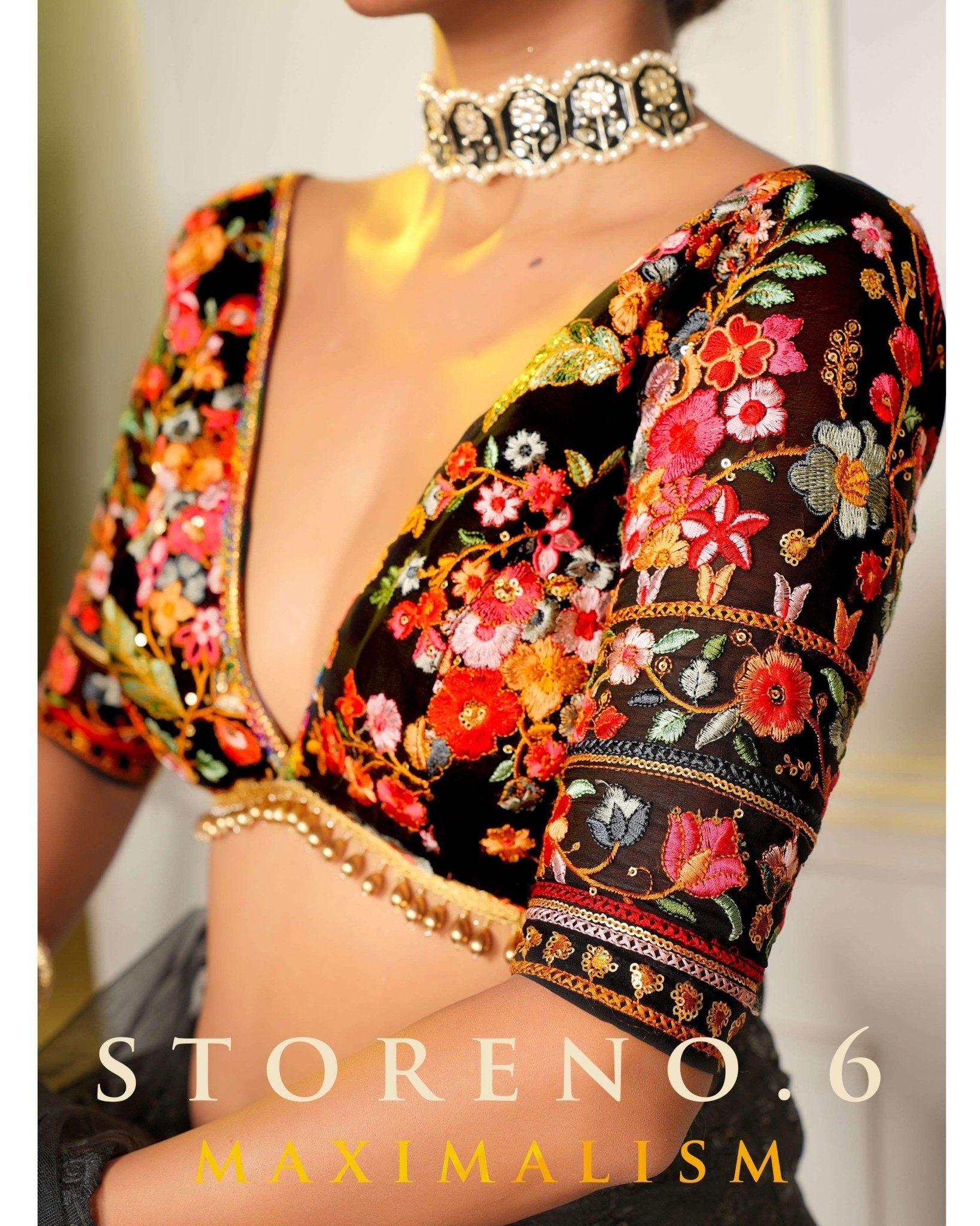 SIAH ASHIQUI BLOUSE