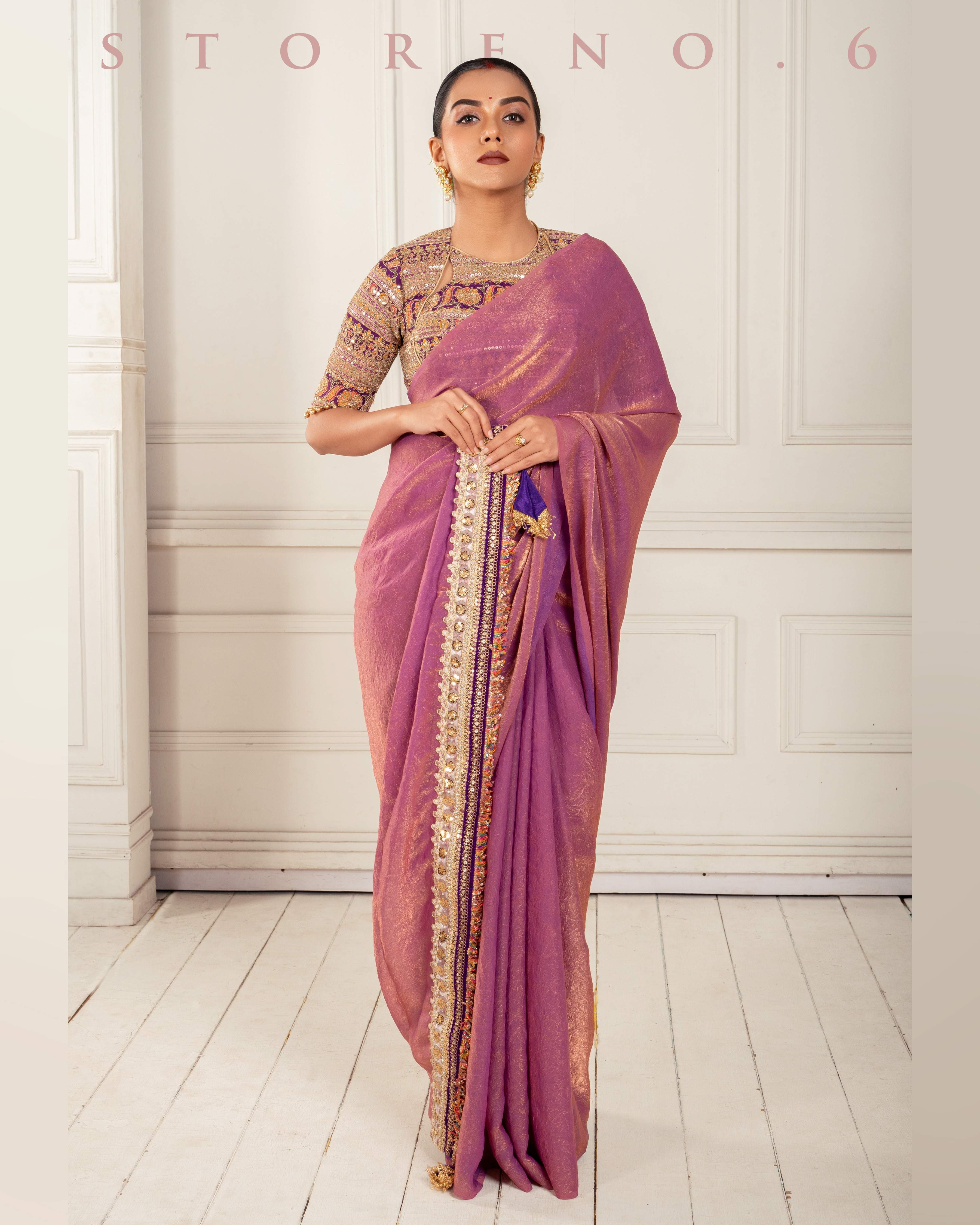 LILAC LUXURY SAREE