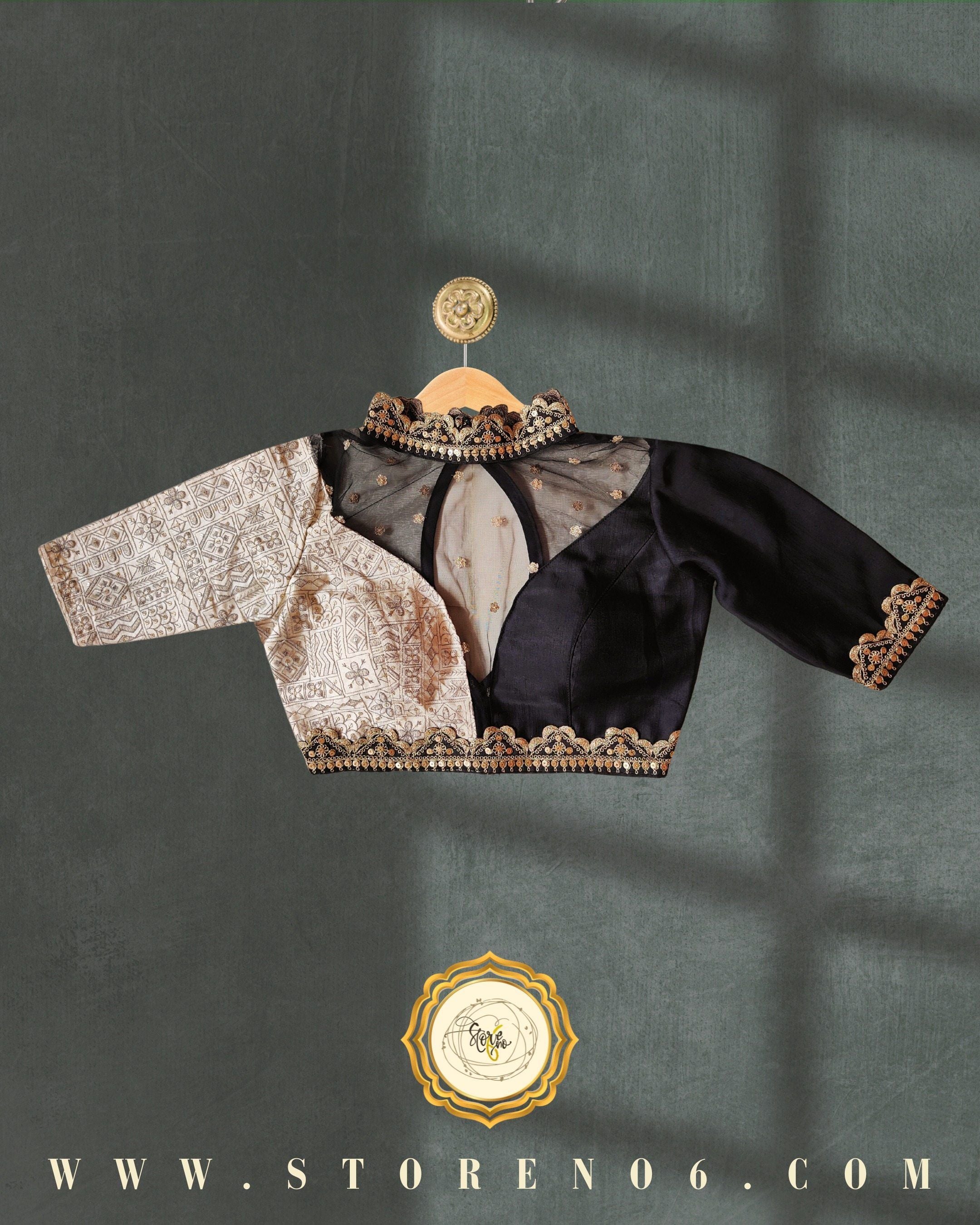 MONOCHROMATIC REGAL BLOUSE