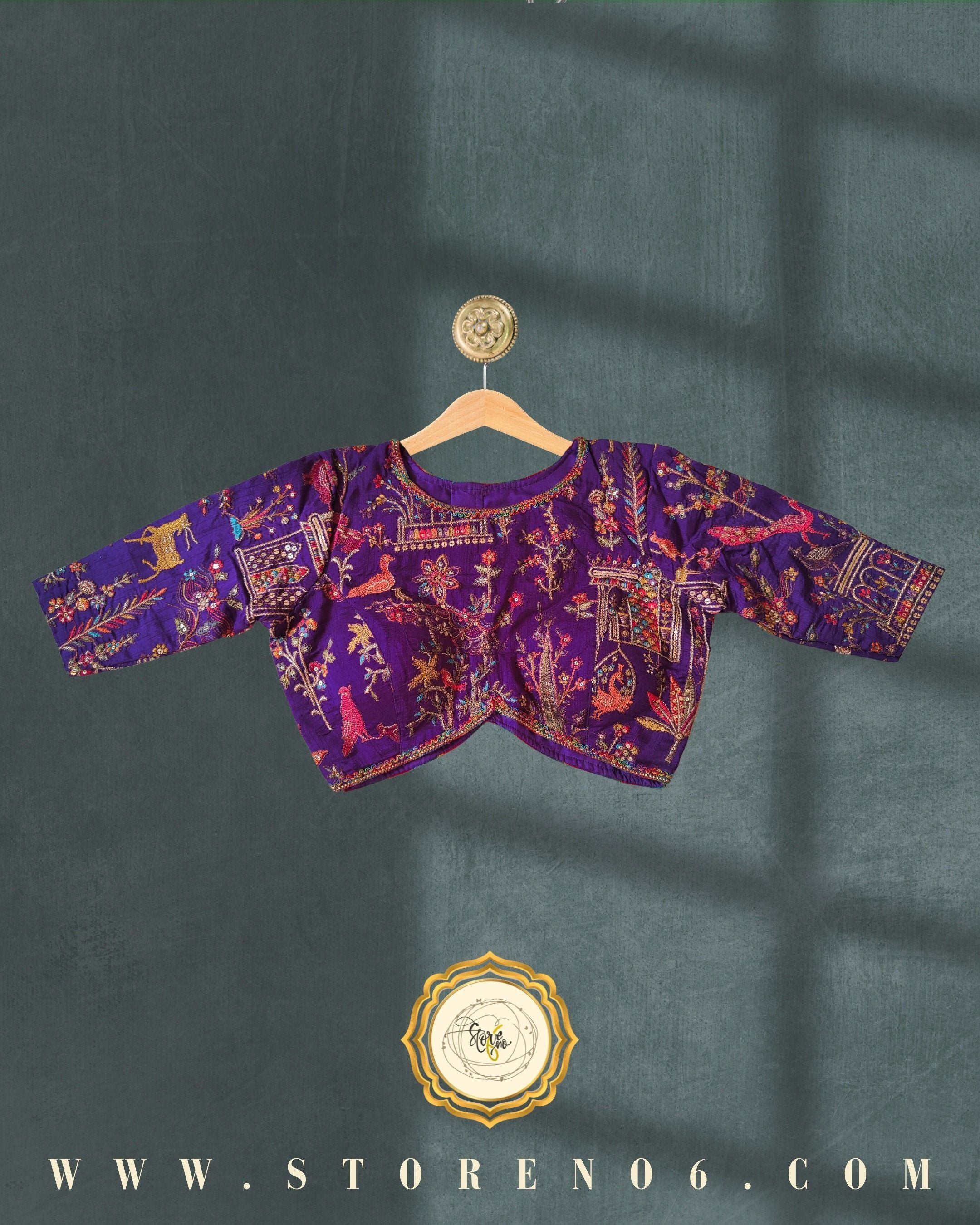 PLUM MULTICOLOR BLOUSE