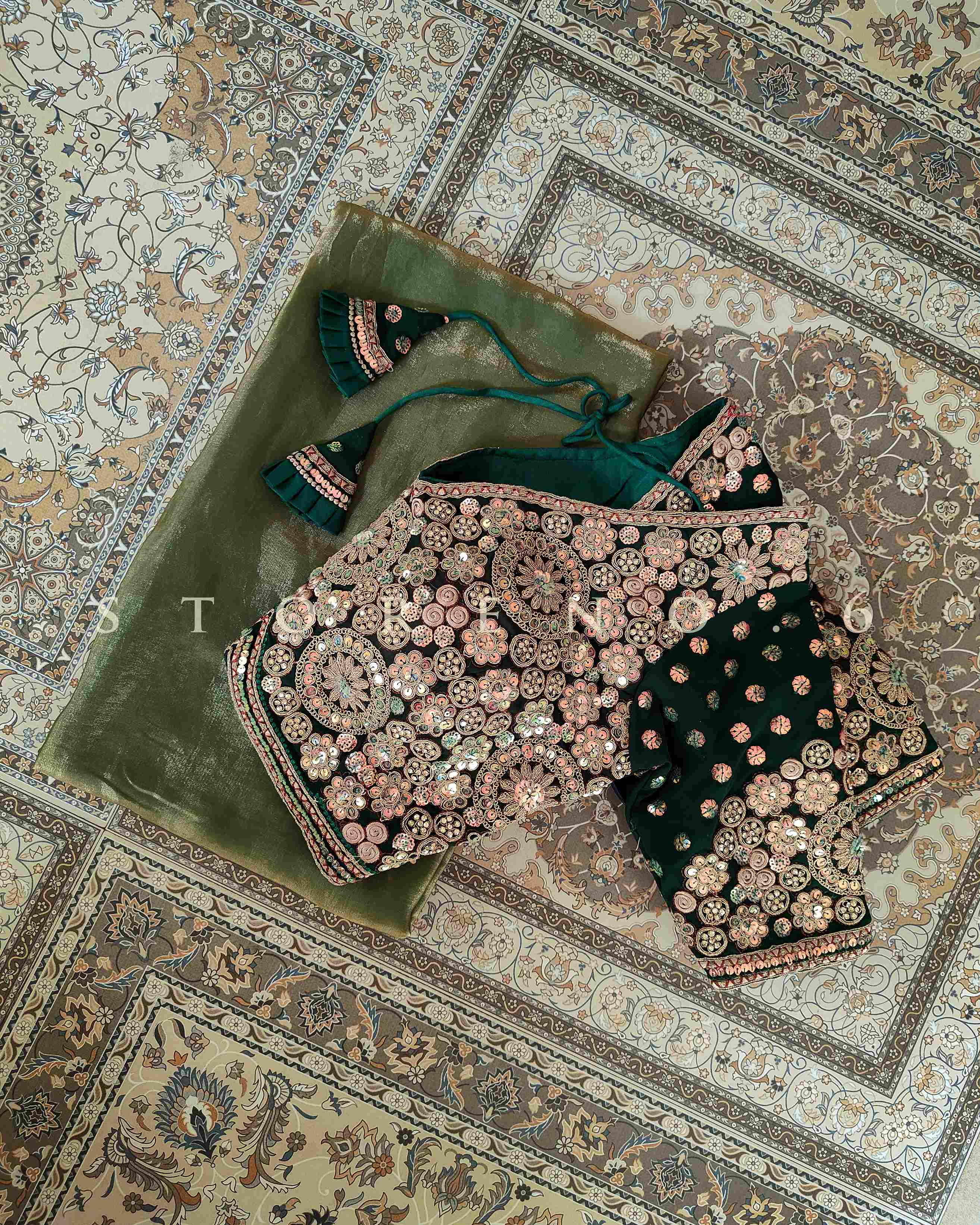 DIORA SAREE AND BLOUSE SET