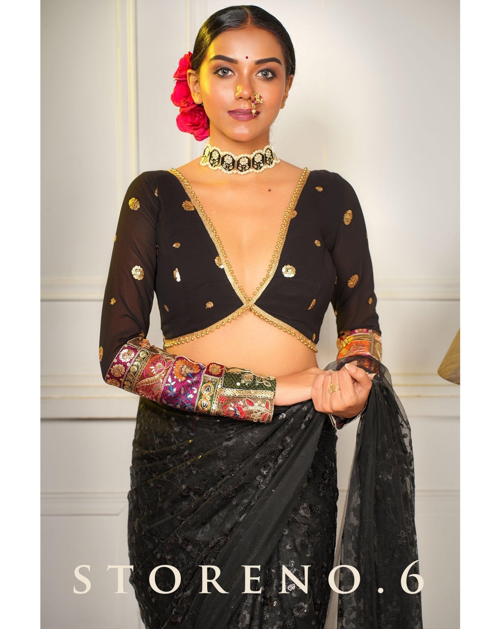 RICH IN RAVEN BLOUSE