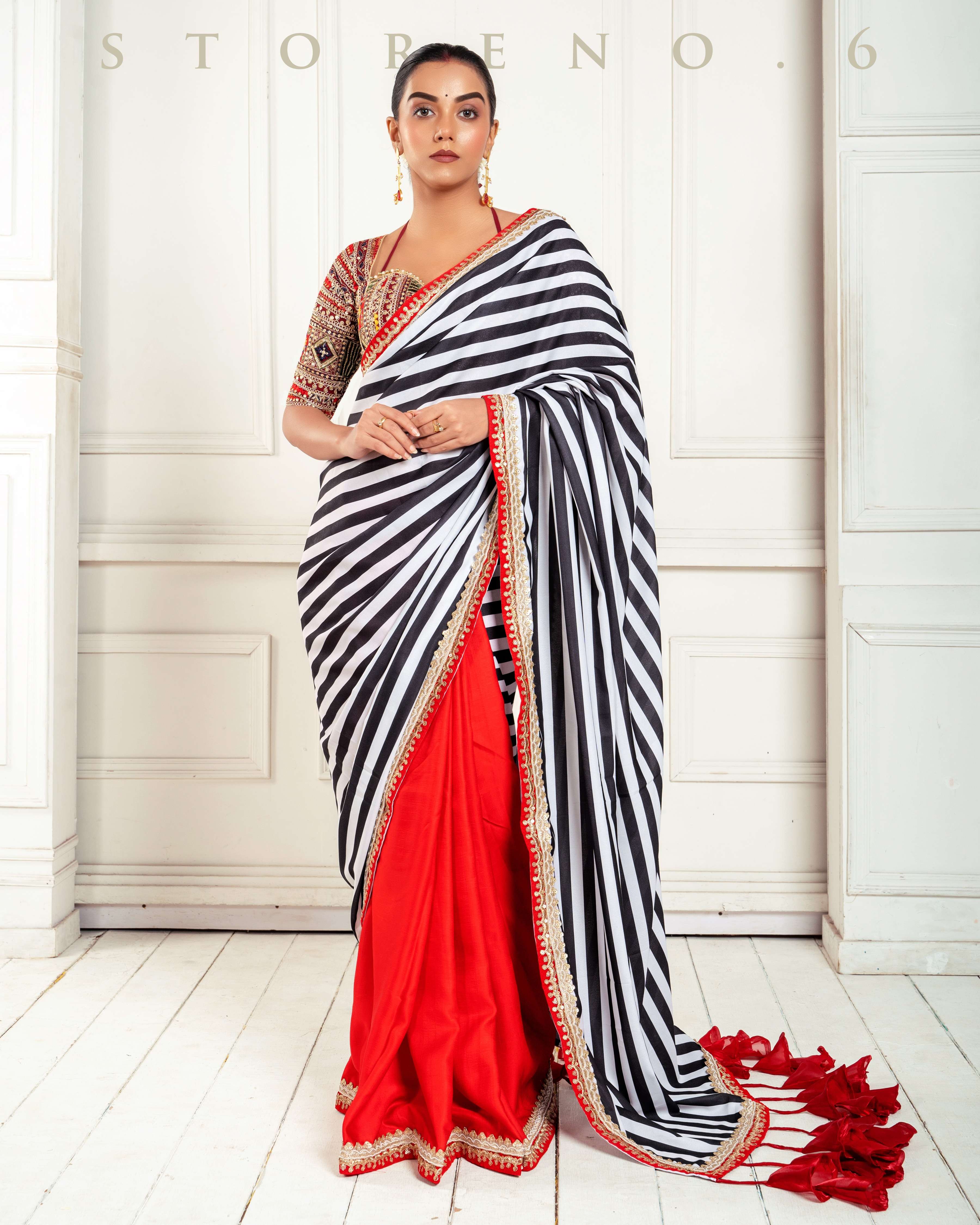 BOMBAY BLOCKBUSTER SAREE WITH LUSH OF GLORY BLOUSE