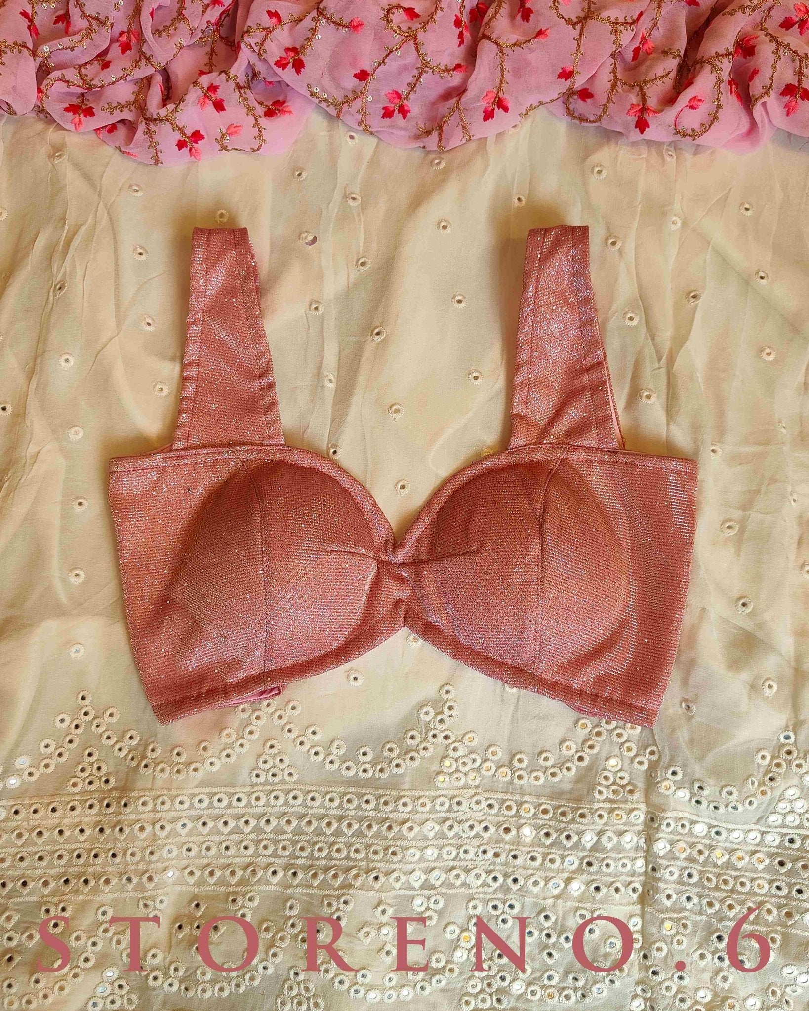 THE PROM PINK ANNE STRAP BLOUSE