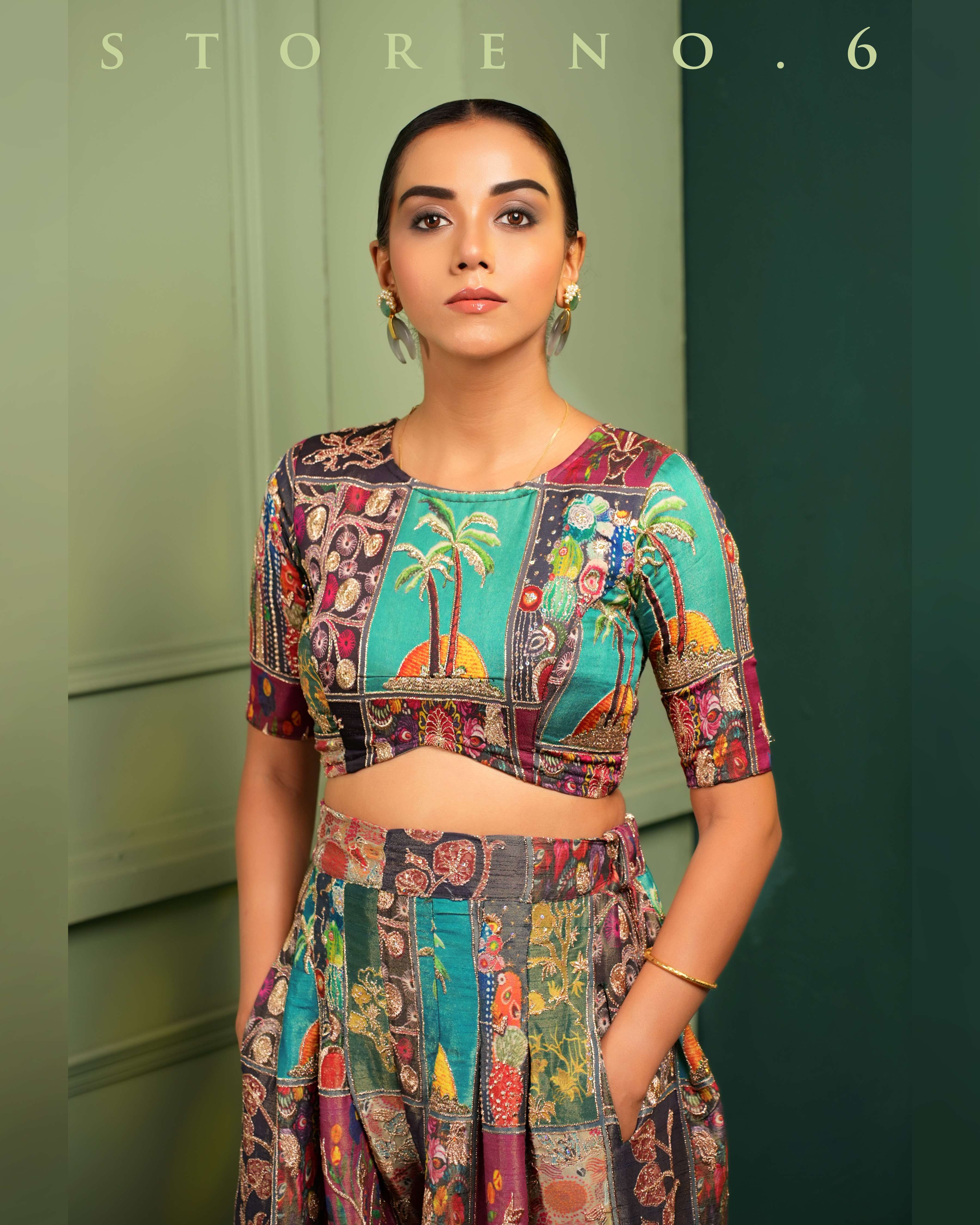 GARDEN PANAROMA CLASSIC BLOUSE