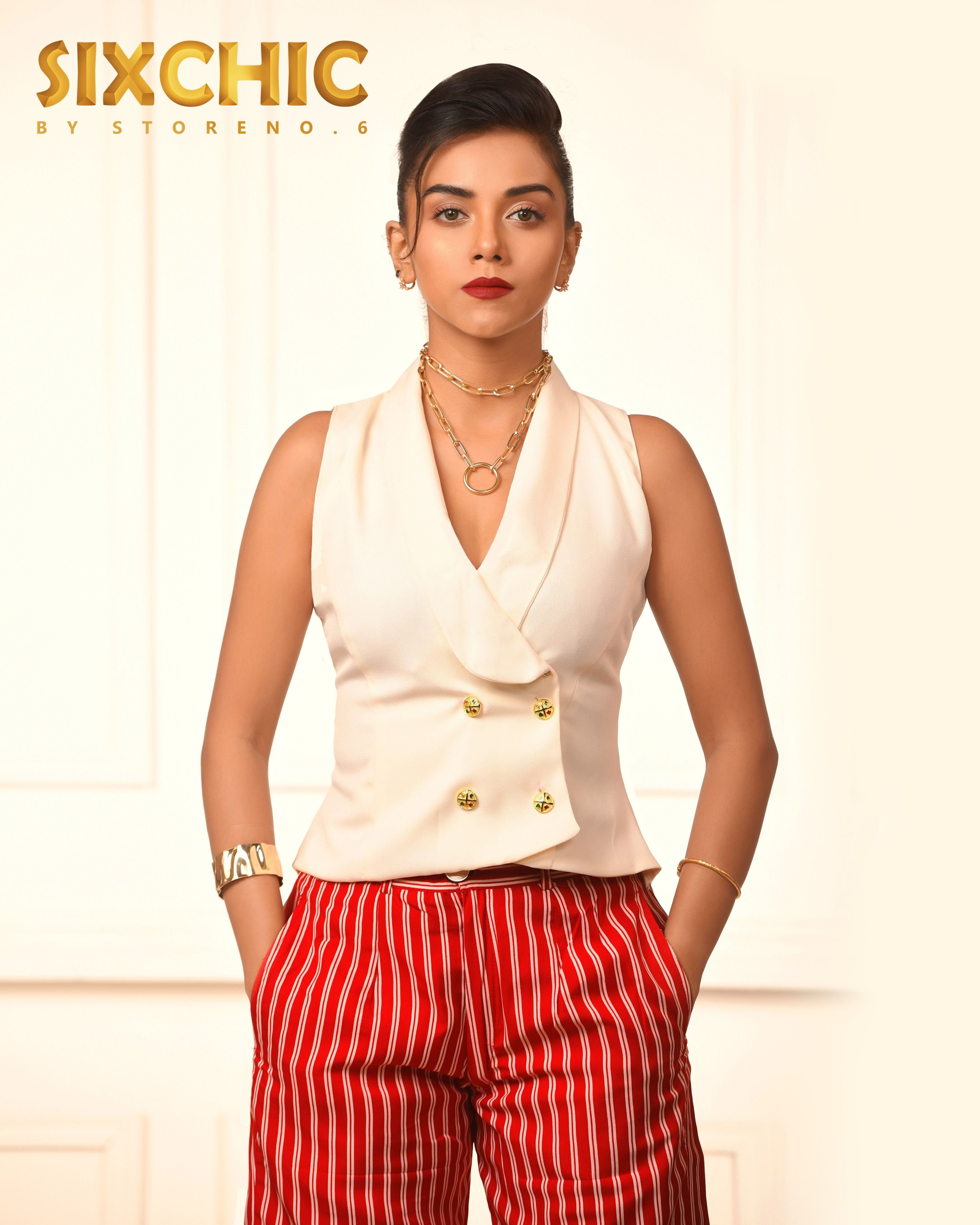CREAM CAPPELLA WAISTCOAT