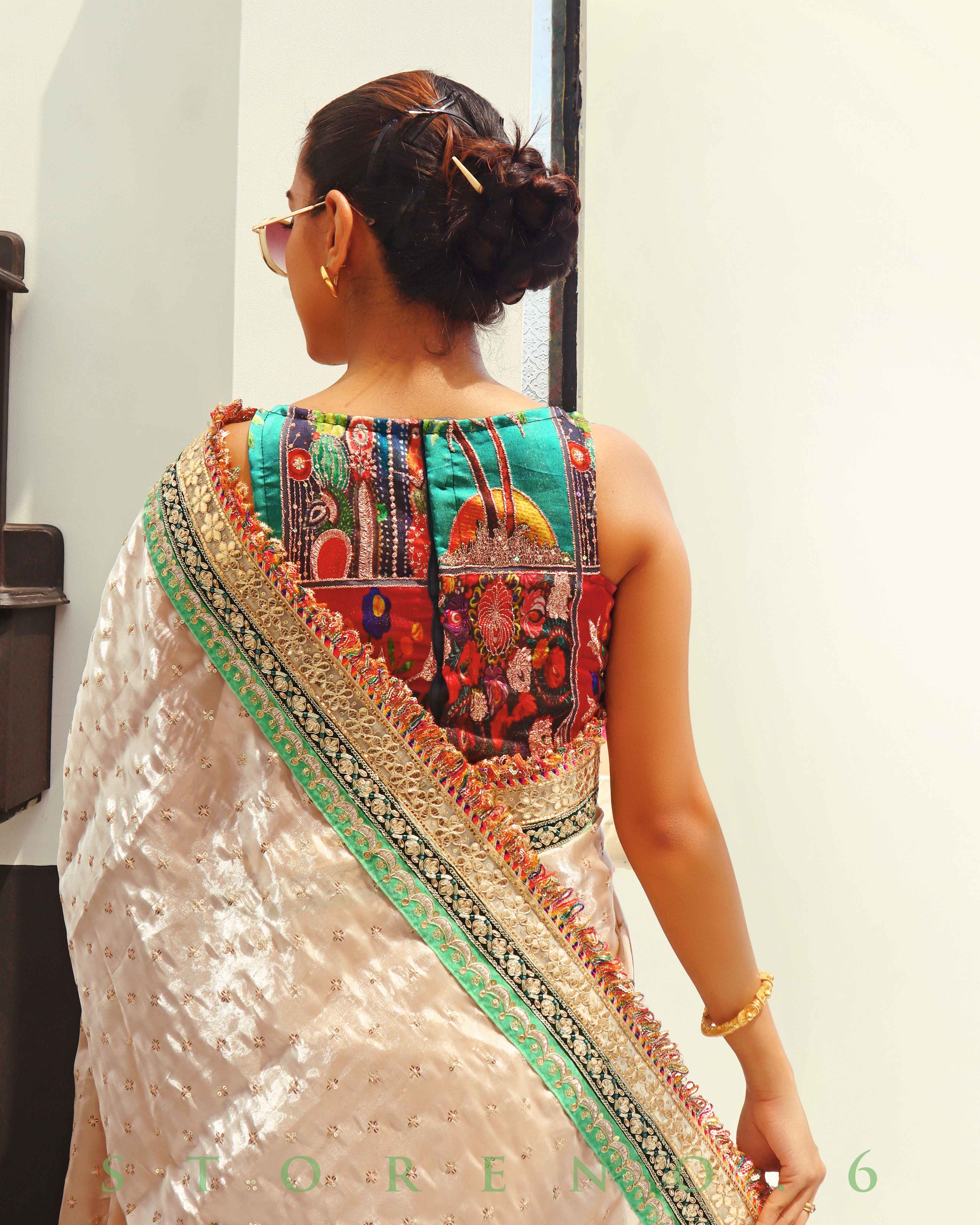 GARDEN PANAROMA CLASSIC SLEEVELESS BLOUSE
