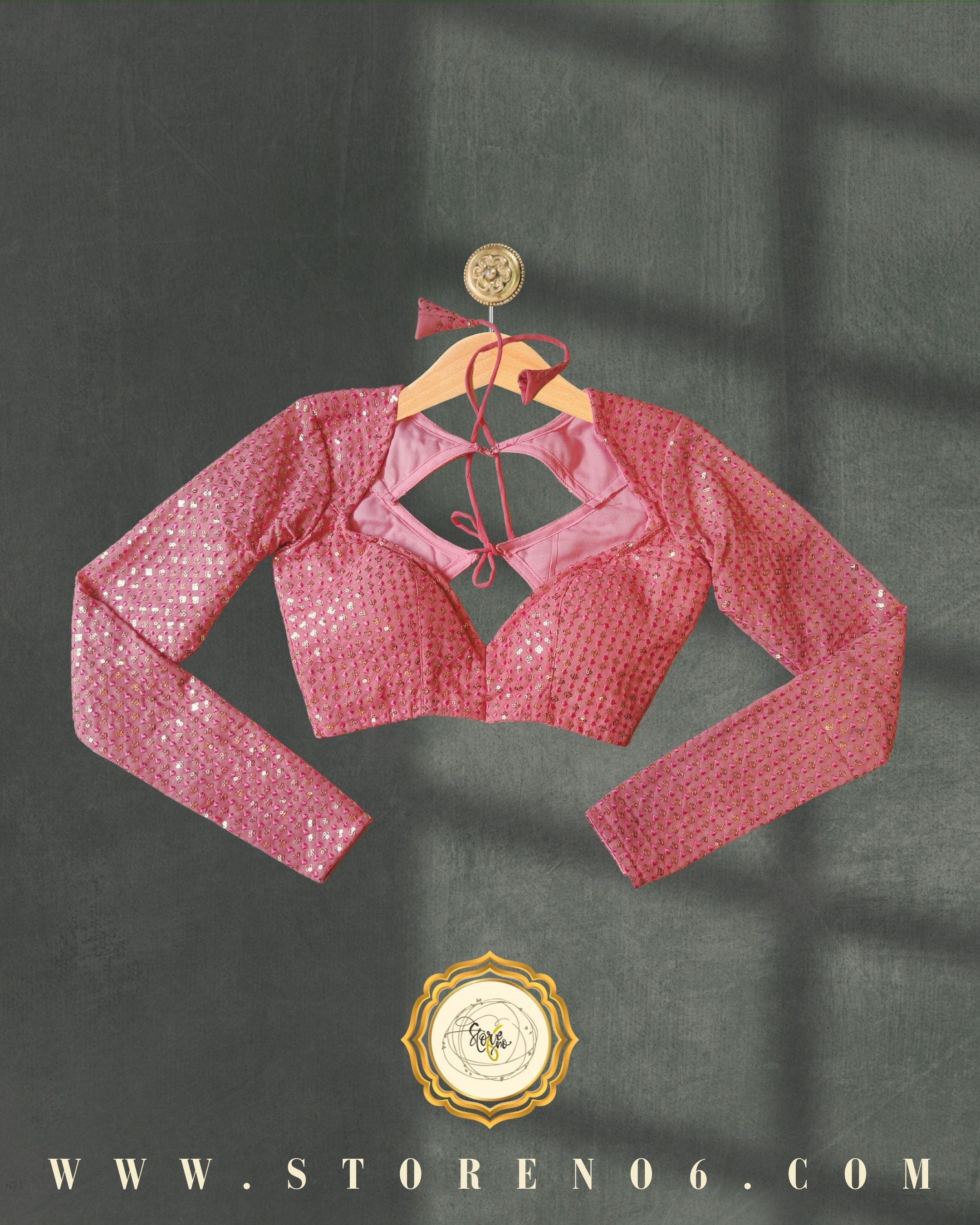 ROSE SEQUINNED BLOUSE