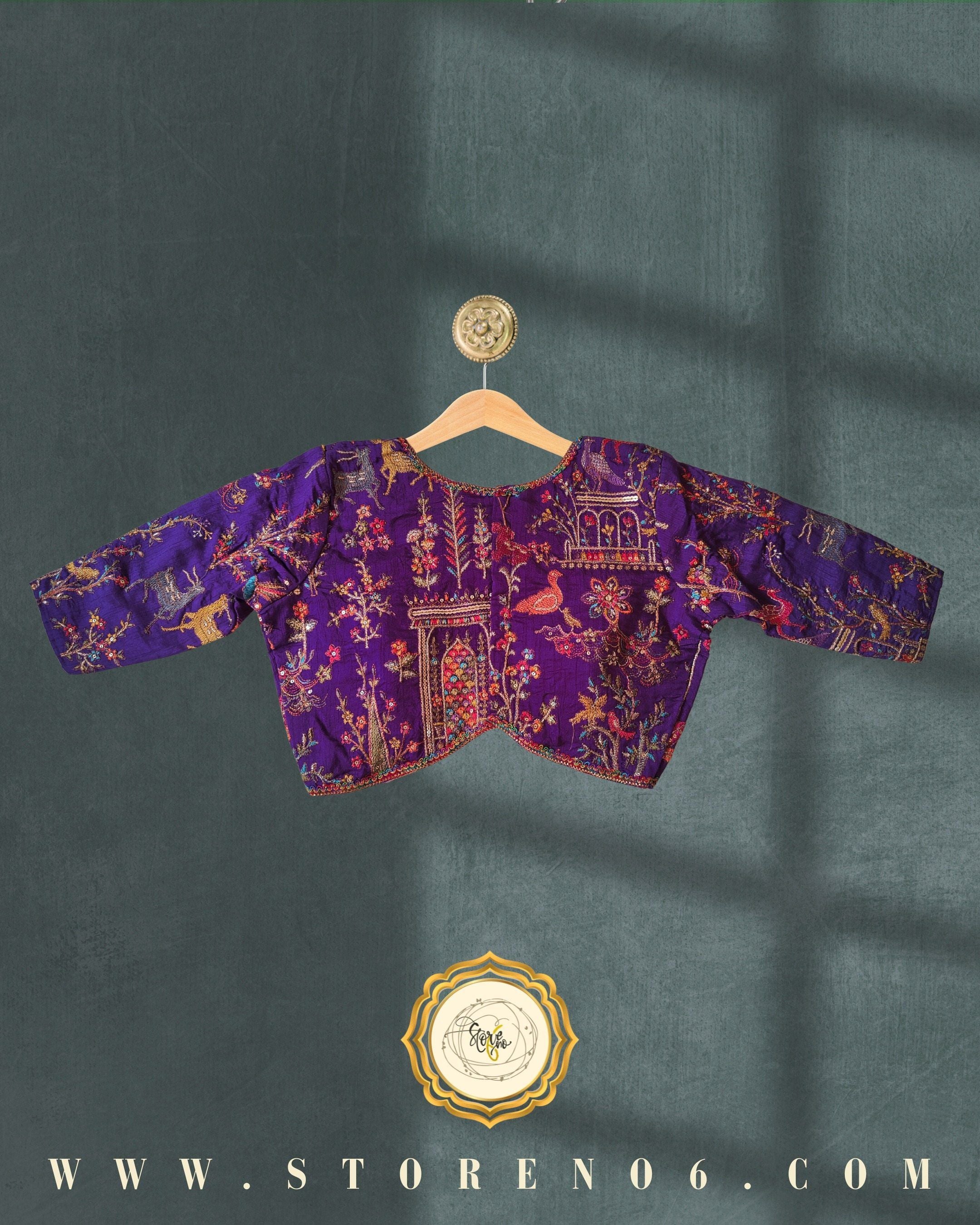 PLUM MULTICOLOR BLOUSE