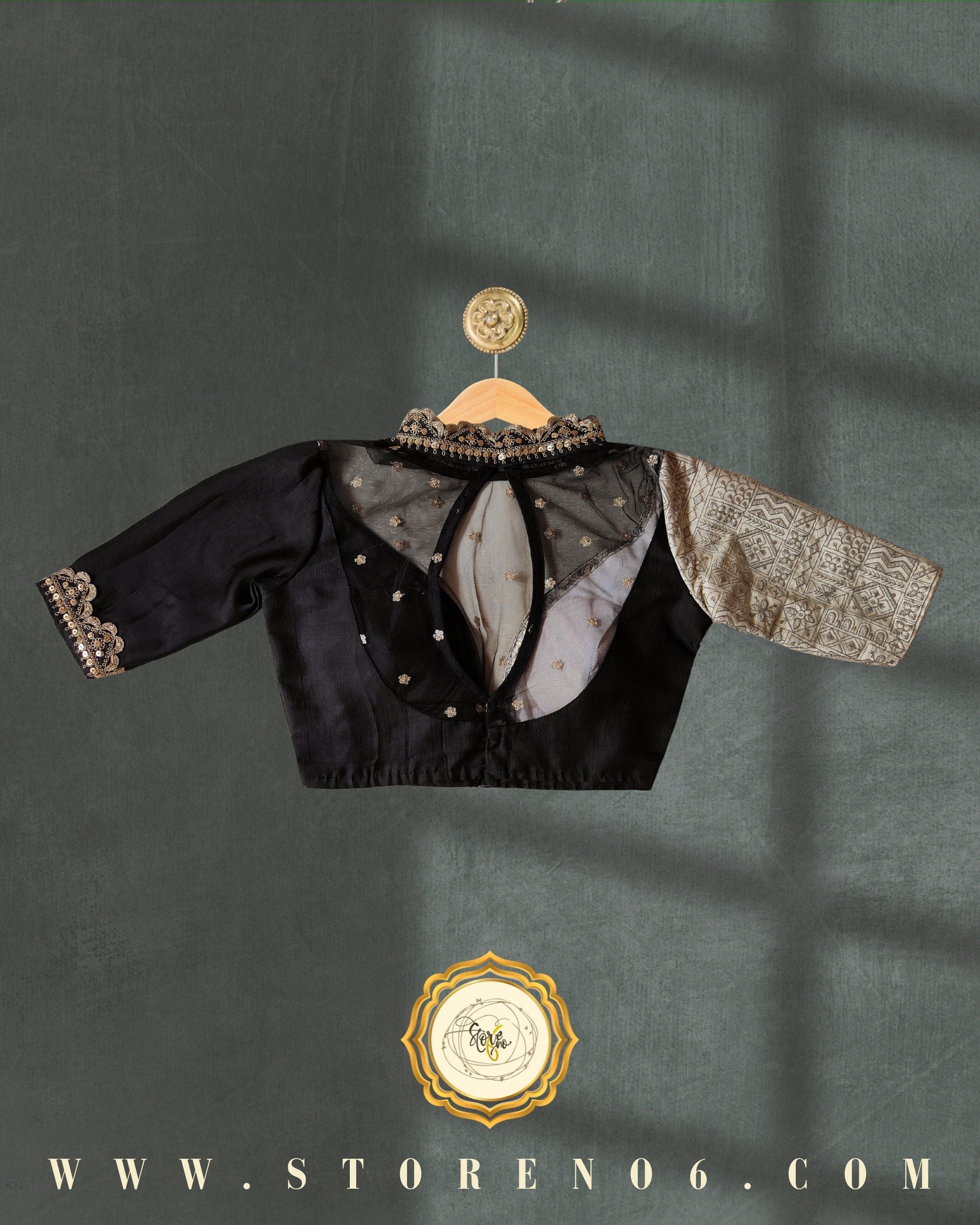 MONOCHROMATIC REGAL BLOUSE