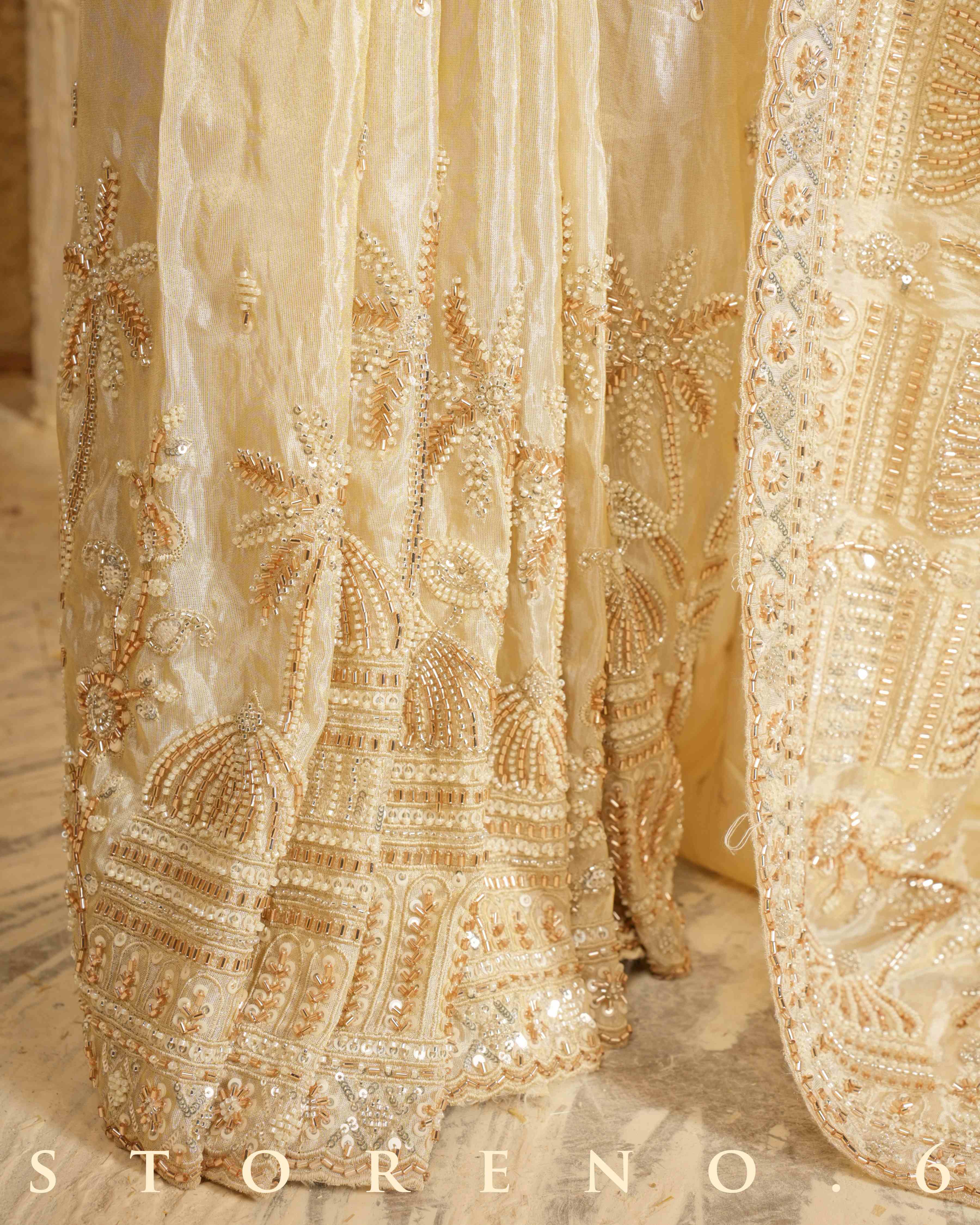 IVORY IDOL SAREE WITH INTENSE IVORY BLOUSE