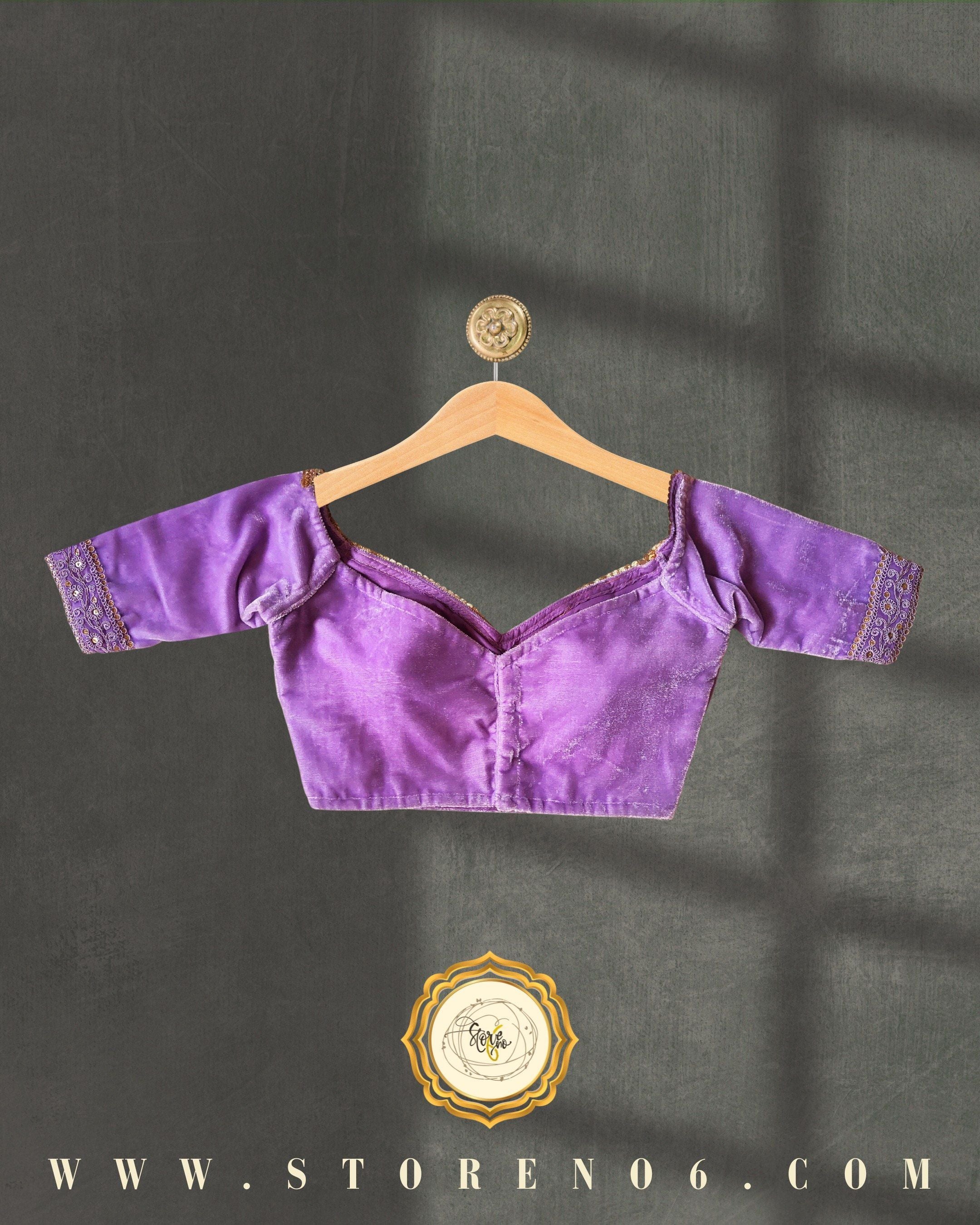 LILAC OFF-SHOULDER BLOUSE