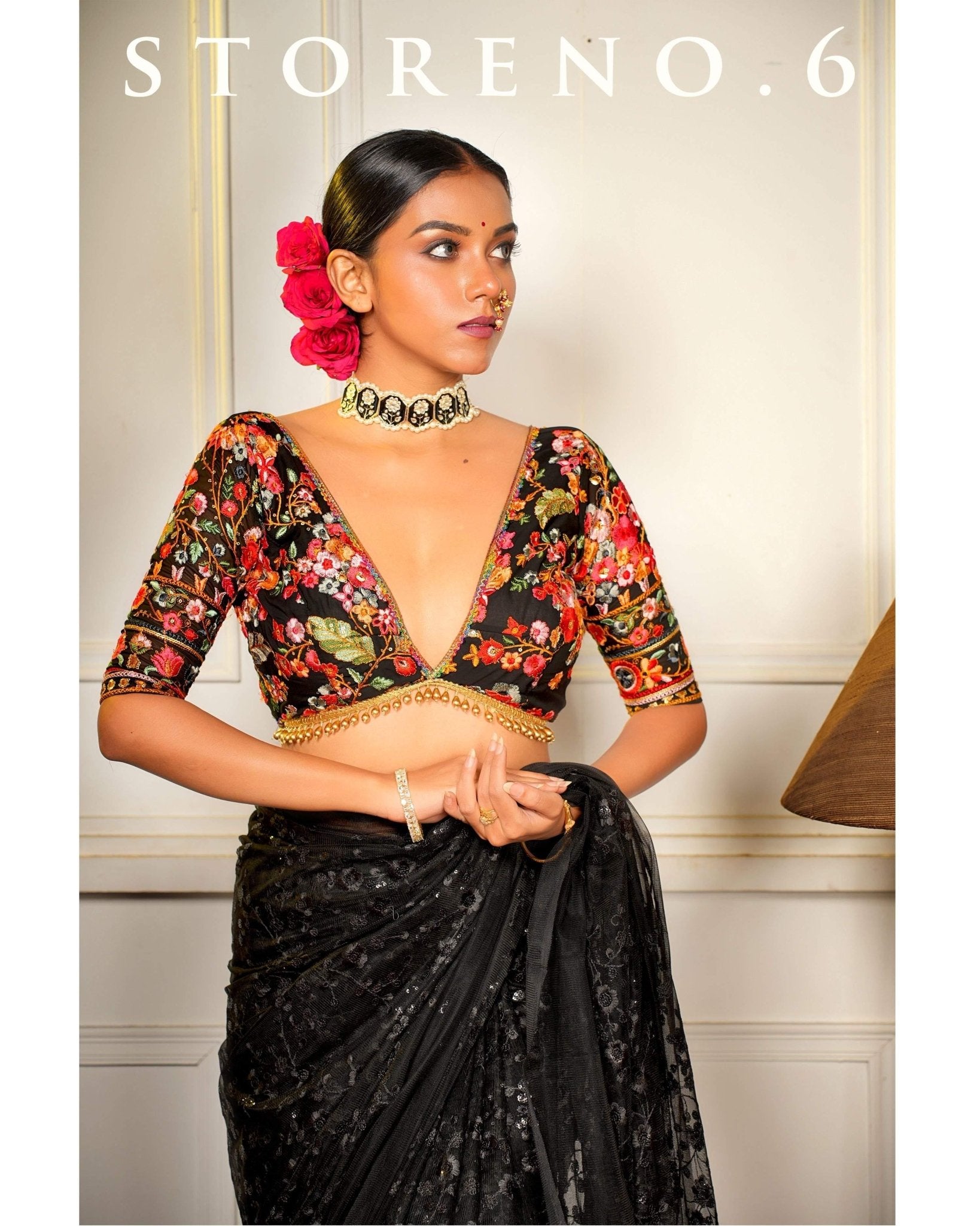 SIAH ASHIQUI BLOUSE