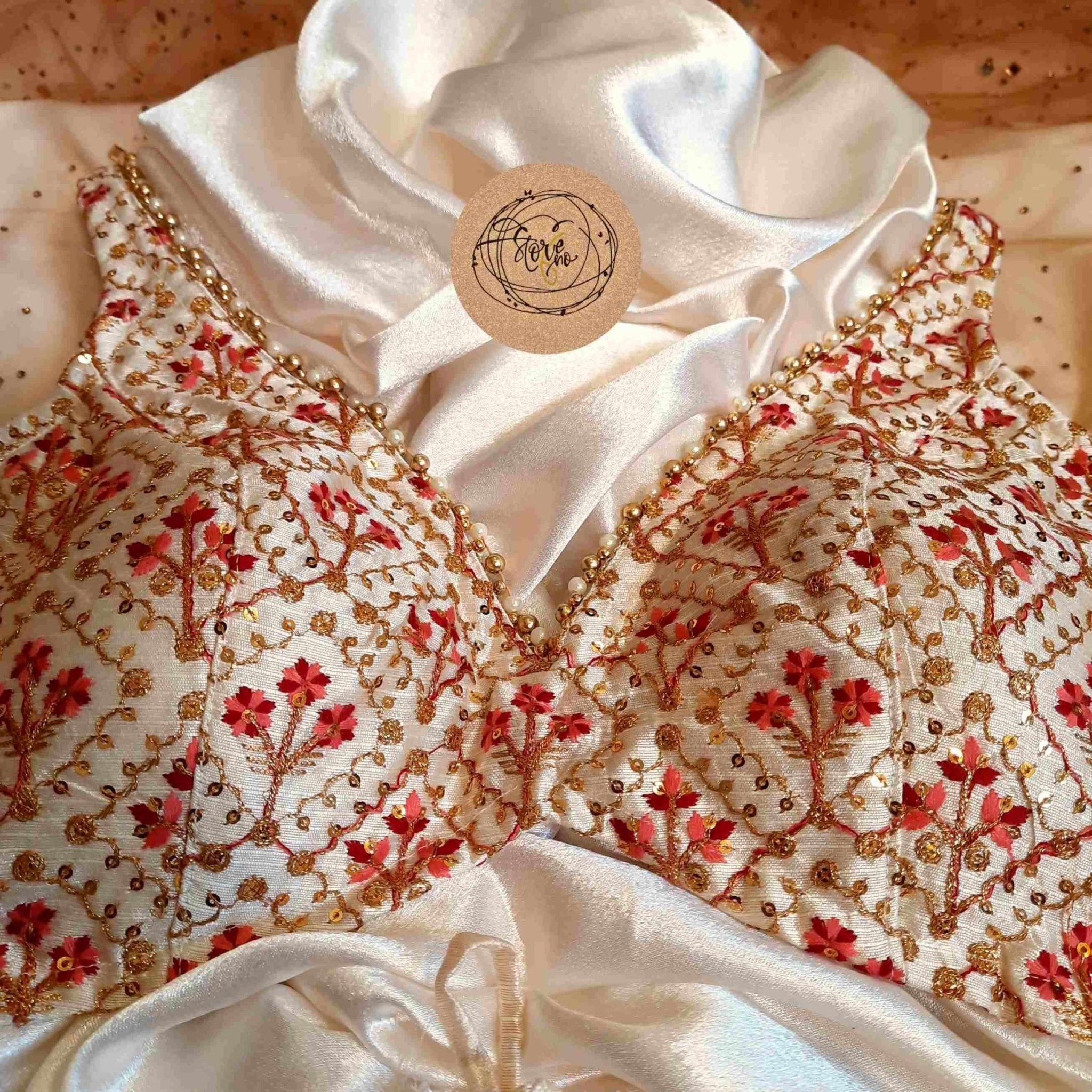 IVORY DRAMA BLOUSE