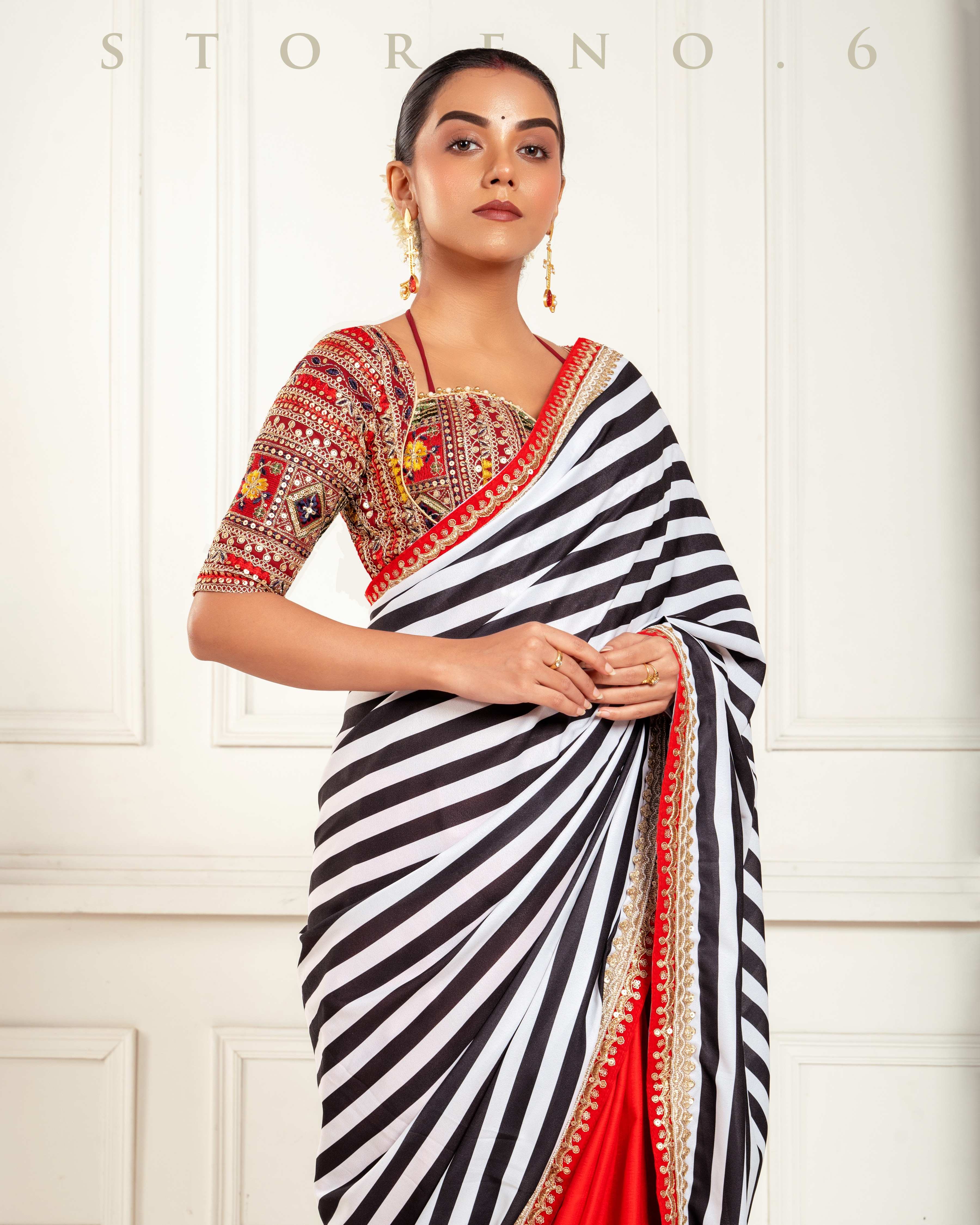 BOMBAY BLOCKBUSTER SAREE WITH LUSH OF GLORY BLOUSE
