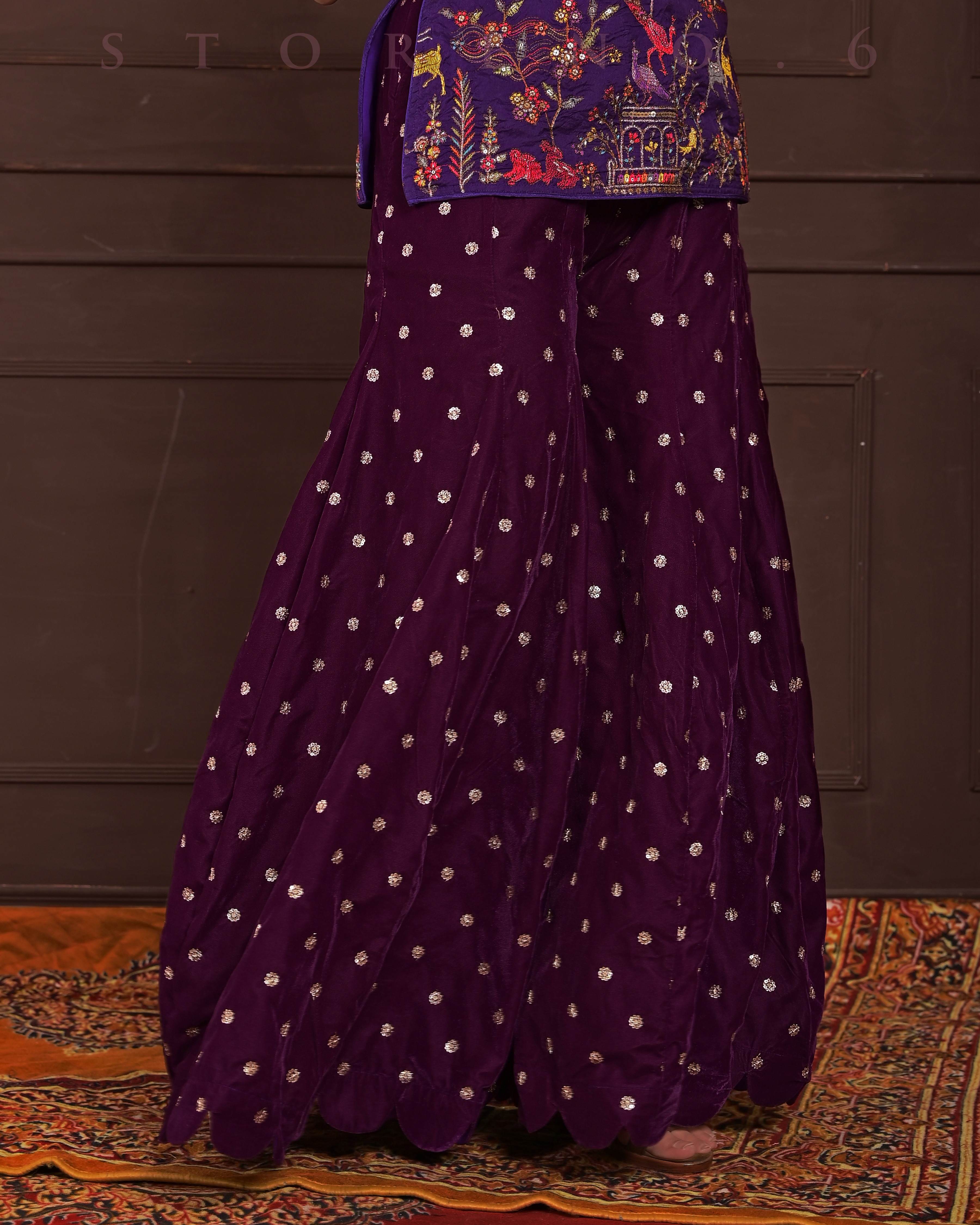 PLUM POISE SHARARA PANTS