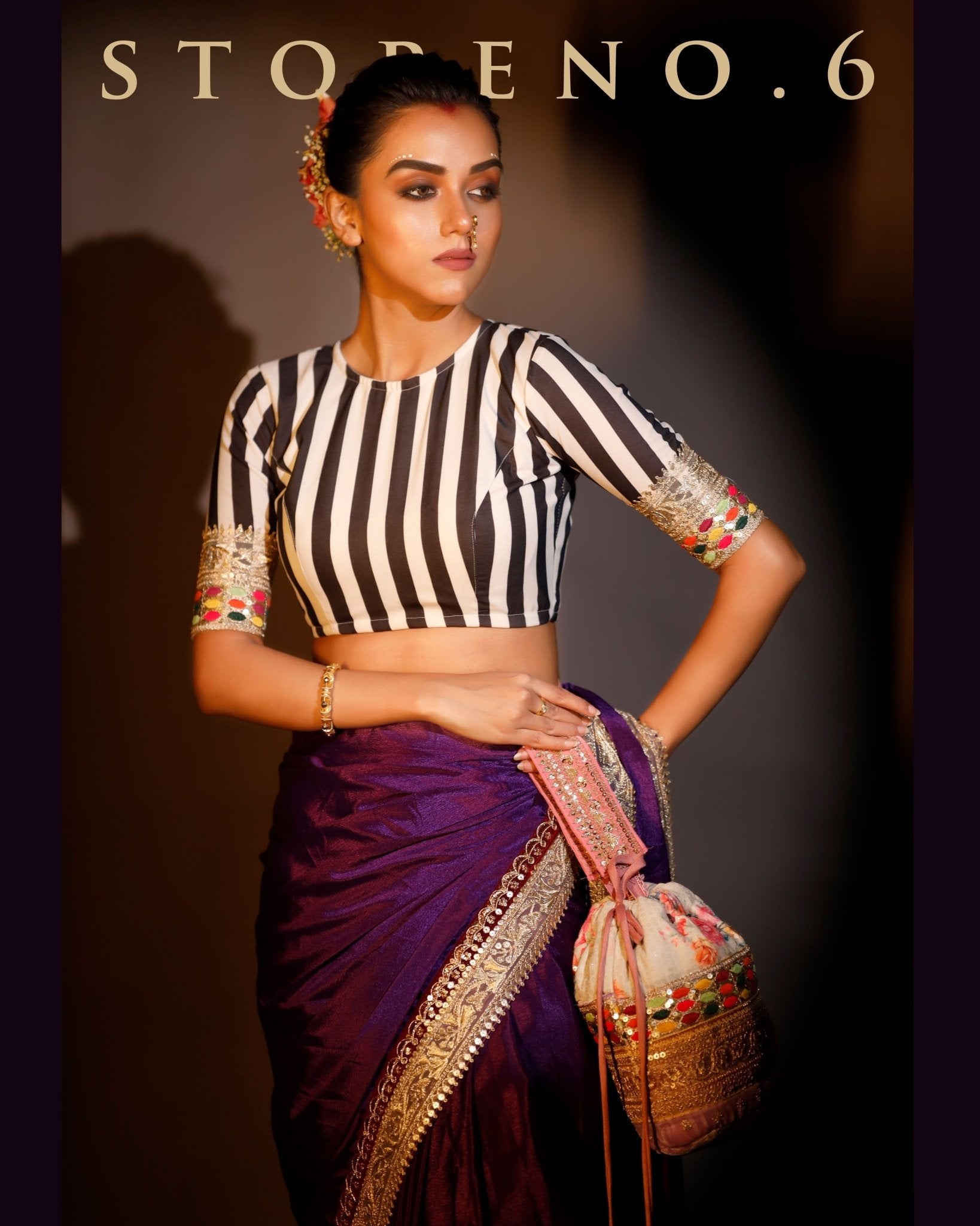 PERKY PLUM BLOUSE