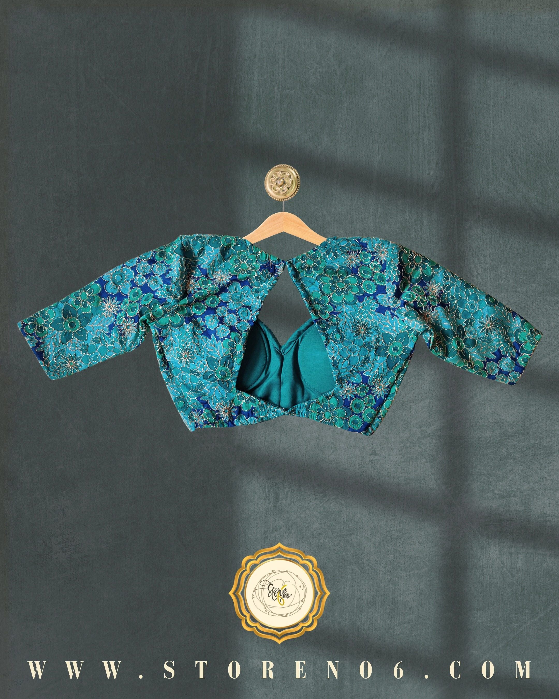 OCEANIC FLORA SWEETHEART BLOUSE