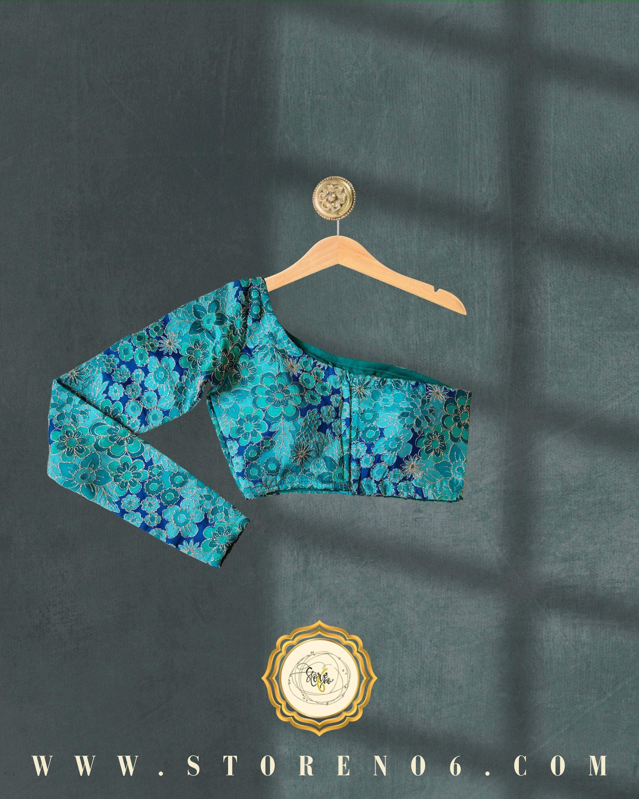 OCEANIC FLORA OFF SHOULDER BLOUSE