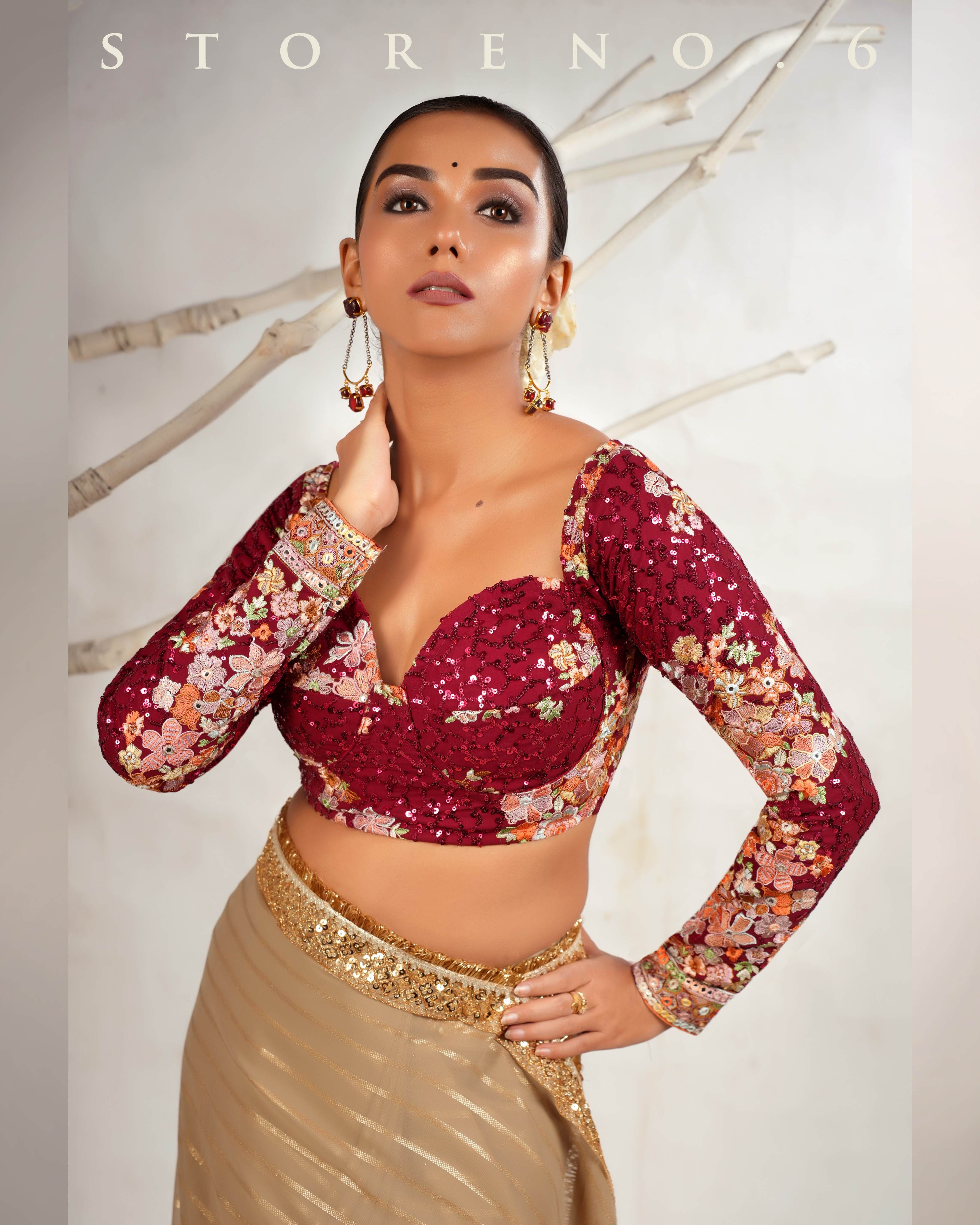 RAAKT AFSOON CLASSIC CORSET BLOUSE