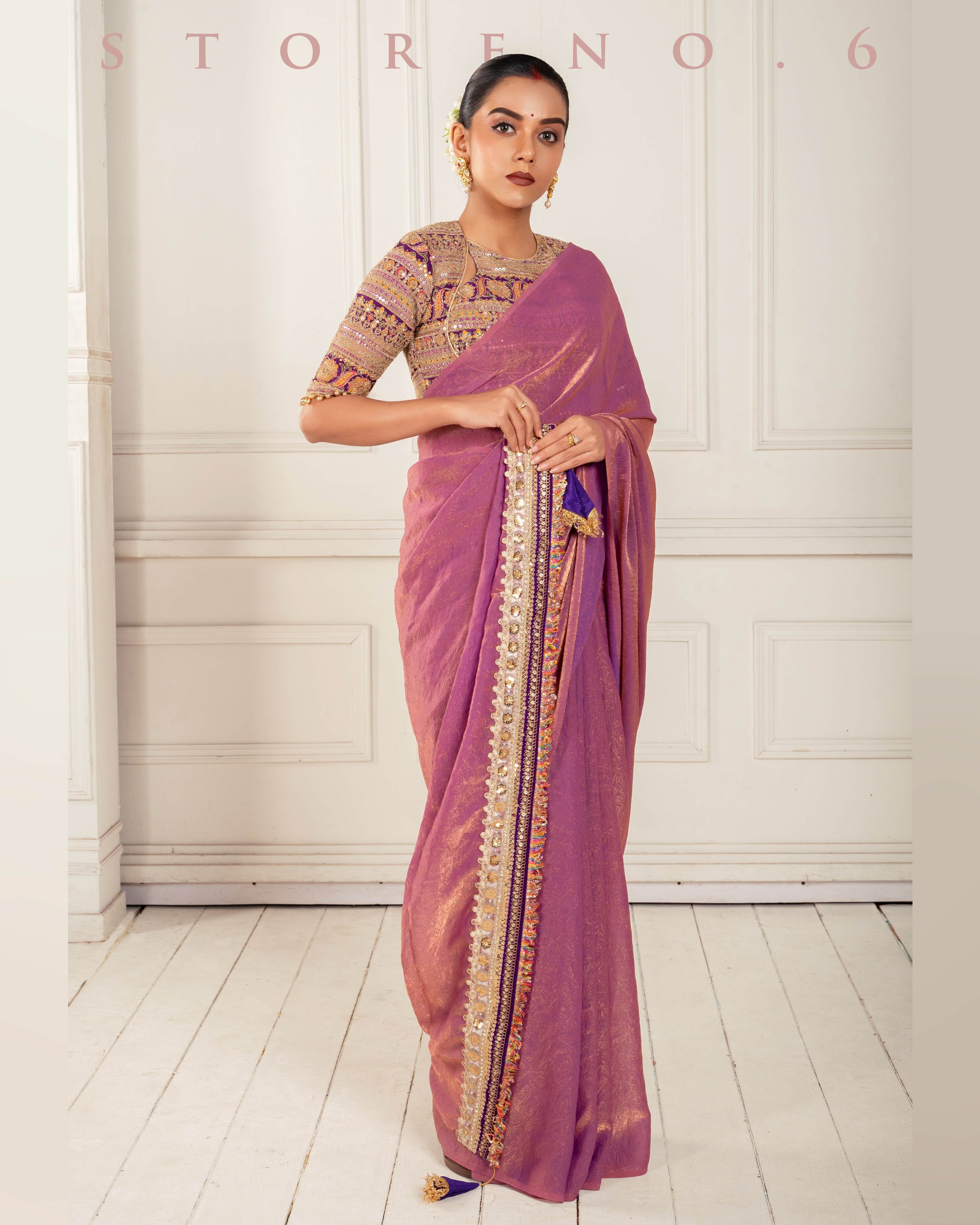 LILAC LUXURY SAREE