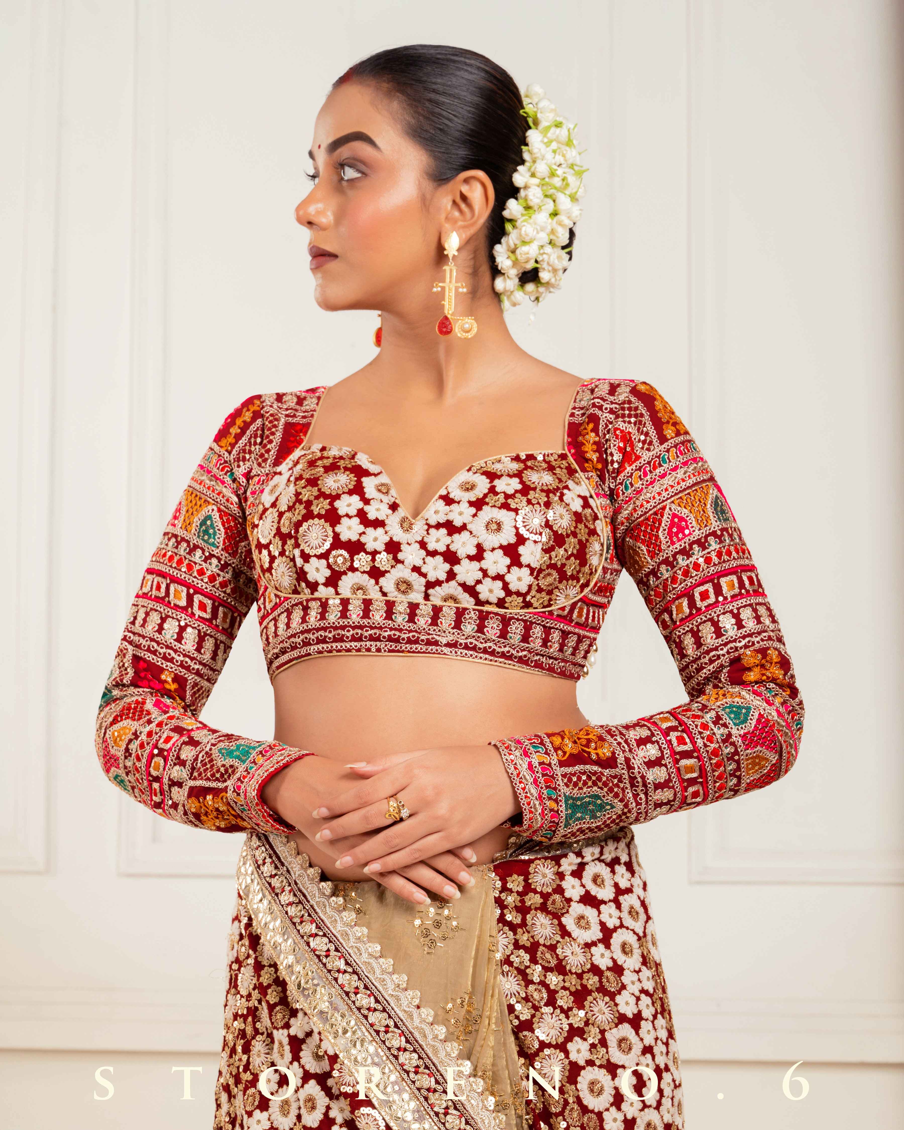 SPICY SANGRIA BLOUSE