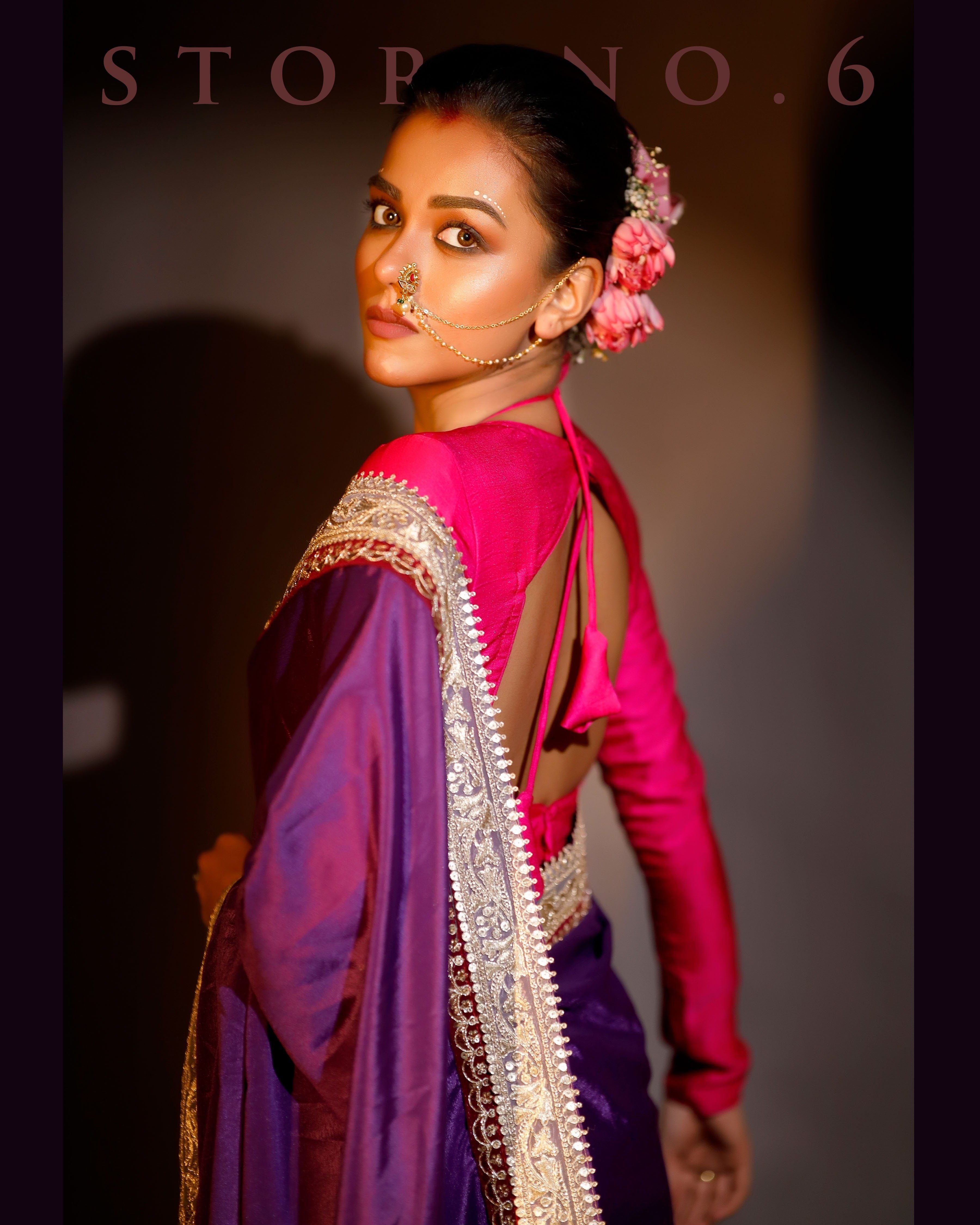 PASSIONATE PLUM BLOUSE